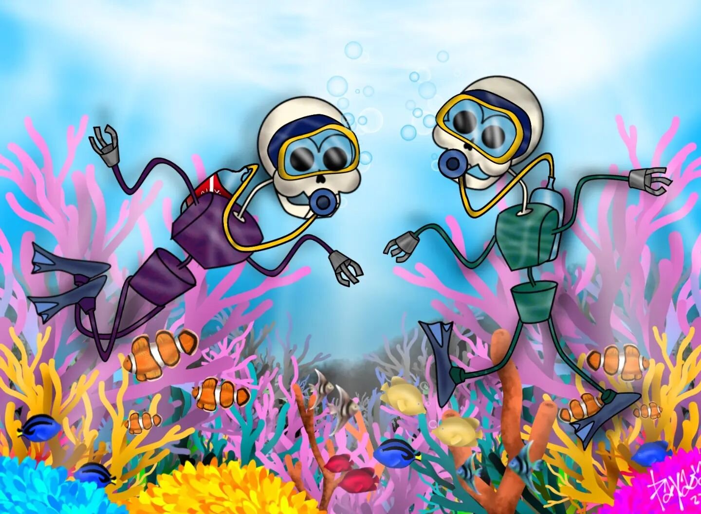 Research Archive File Entry: #313

User: Purly Shirly

Subject: Skubots

Entry Text: The bots dive into the coral reefs to observe the colorful ocean life. in the early 2000s, the coral reefs were almost wiped out when suddenly a miracle happened: [[