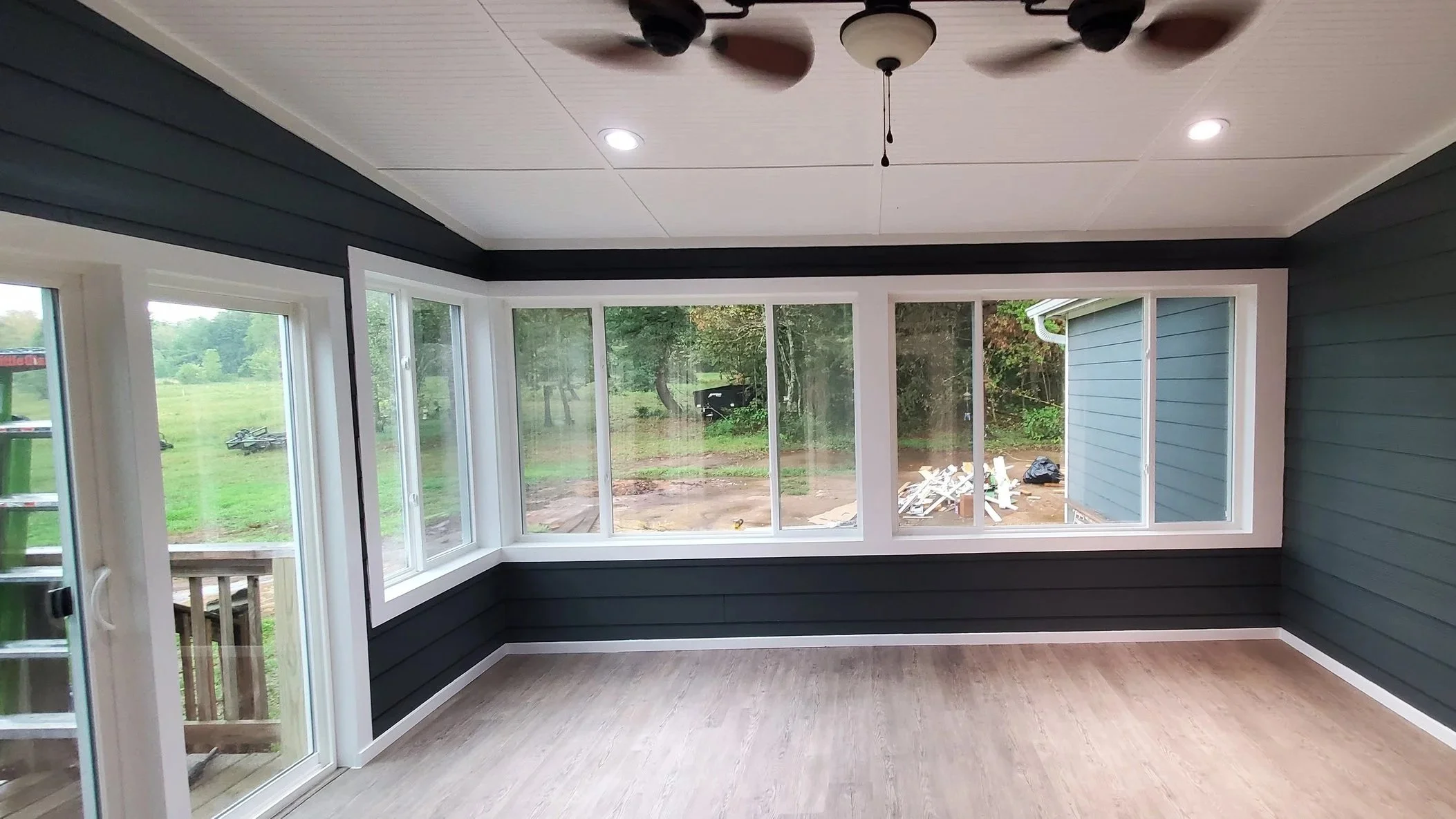 Porch conversion in Dayton, TN, to conditioned living space