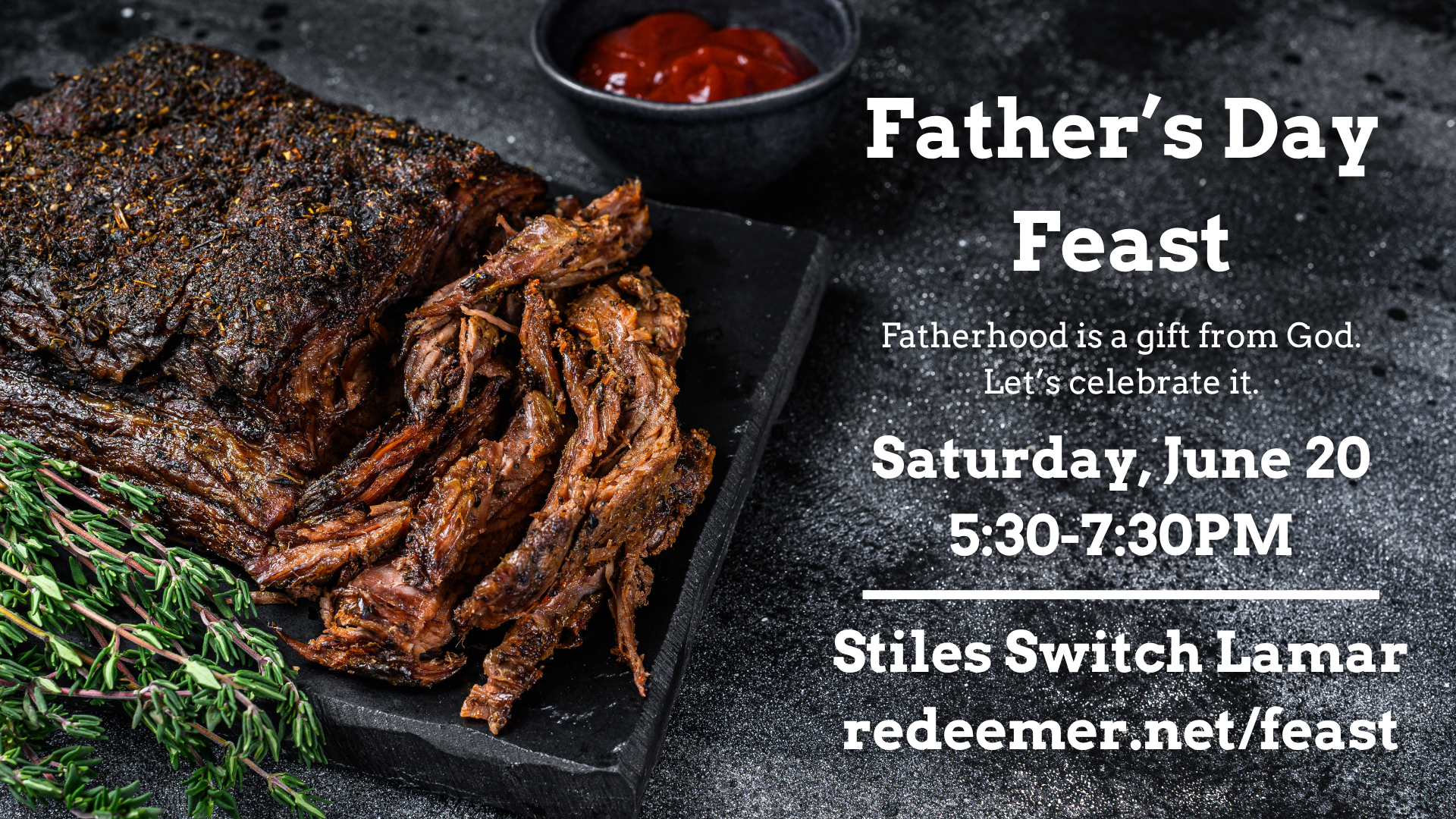 Father's Day Feast - Saturday, June 20th