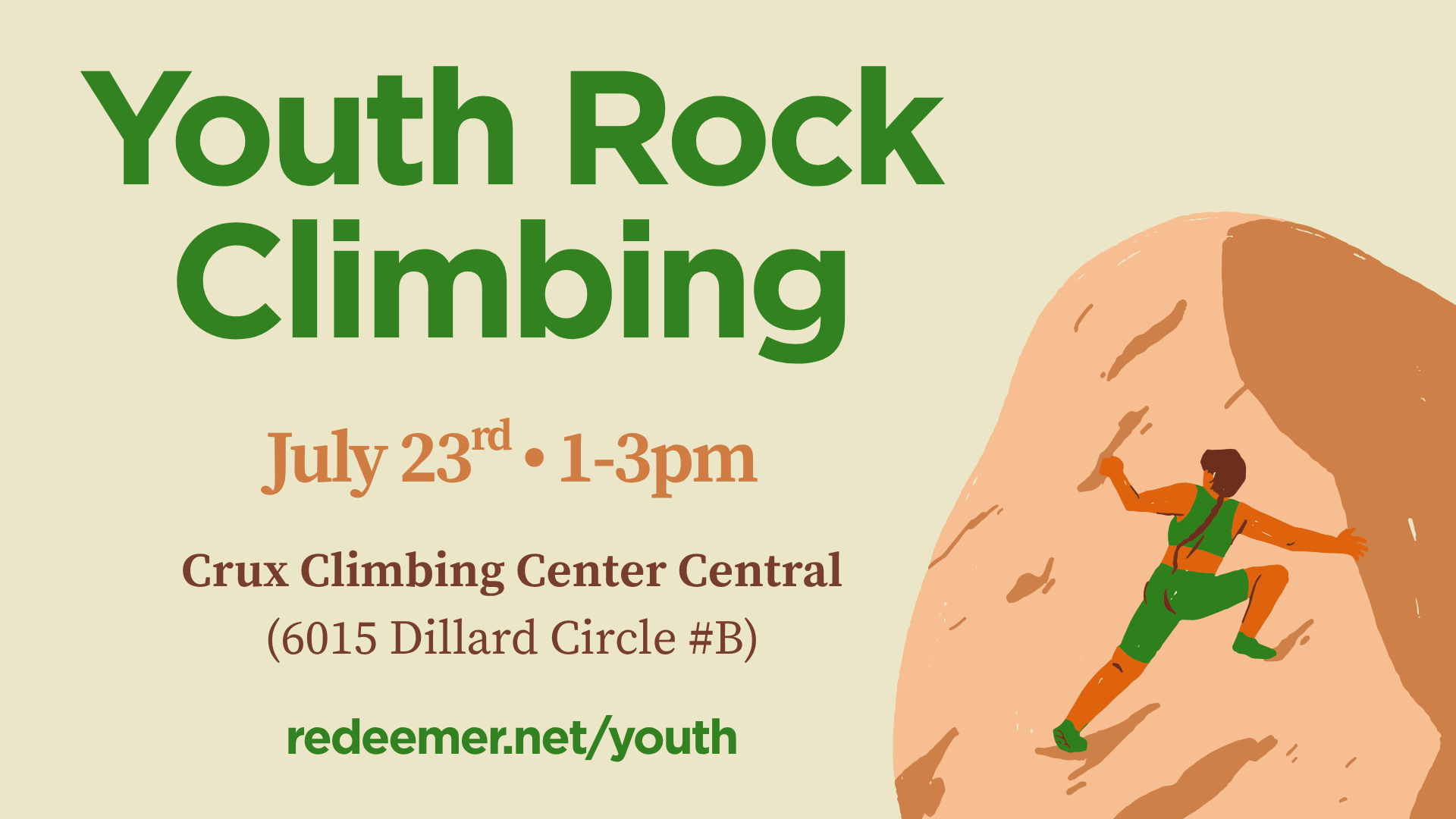 Youth Rock Climbing