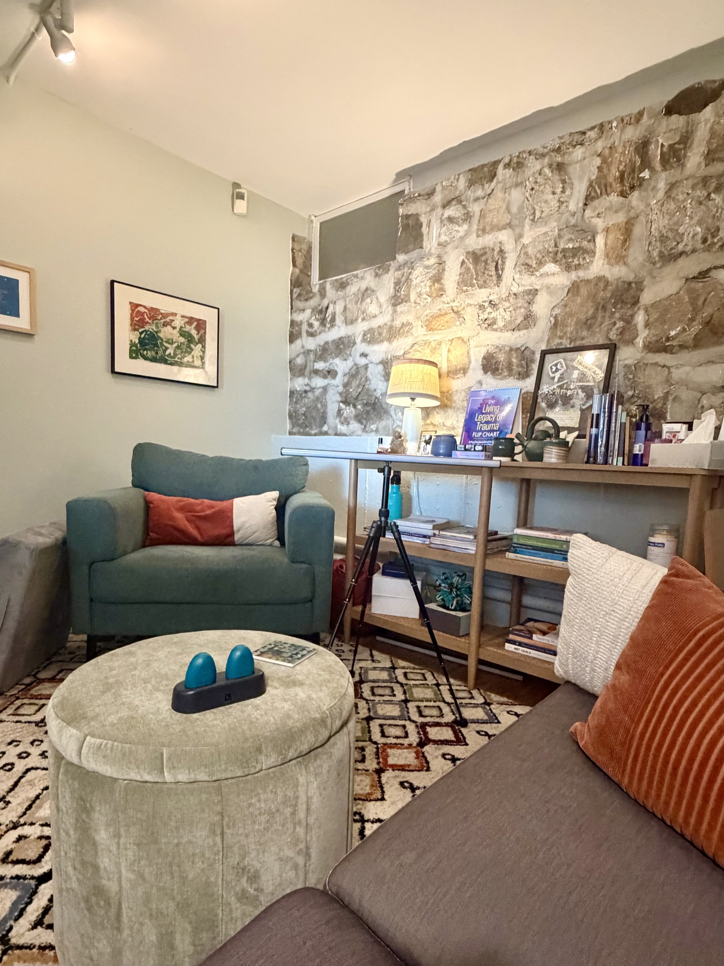 Rachel Duvall's therapy office in Great Barrington, MA