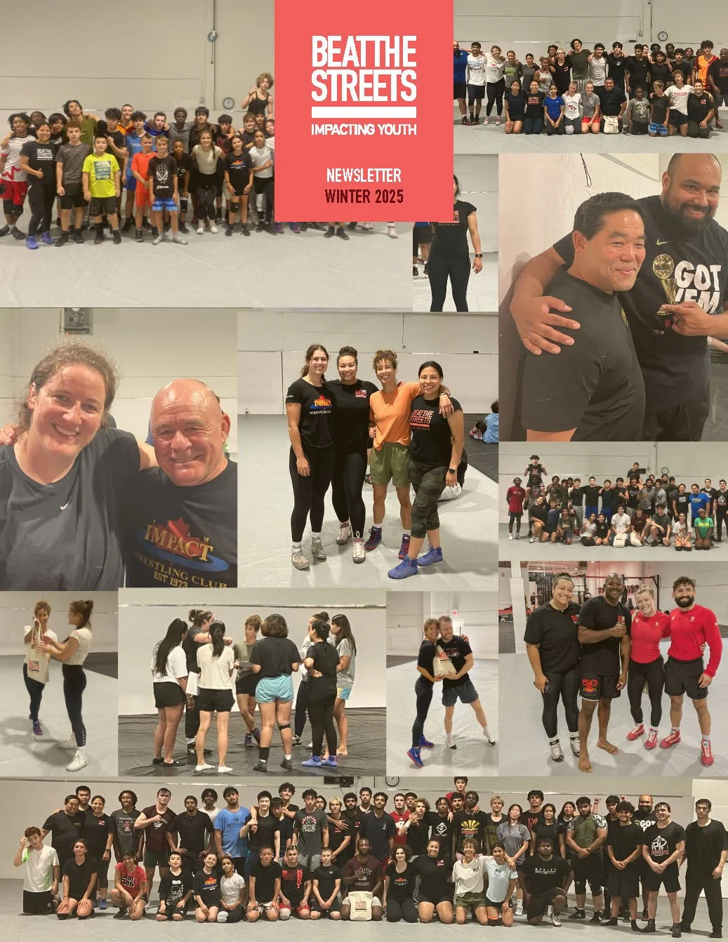 Cover of the Beat the Streets Newsletter Winter 2025