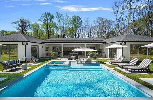 🔥JUST LISTED🔥 

💰Listed @ $1,500,000
✨4 bedrooms, 4.5 baths
✨3665 sqft &amp; 900 sqft covered porch
✨Modern pool / hot tub &amp; tanning ledge 
✨One story home on 1.75 acres 
✨Private shower garden and dog run
✨20&rsquo; sliding/stackable door ope