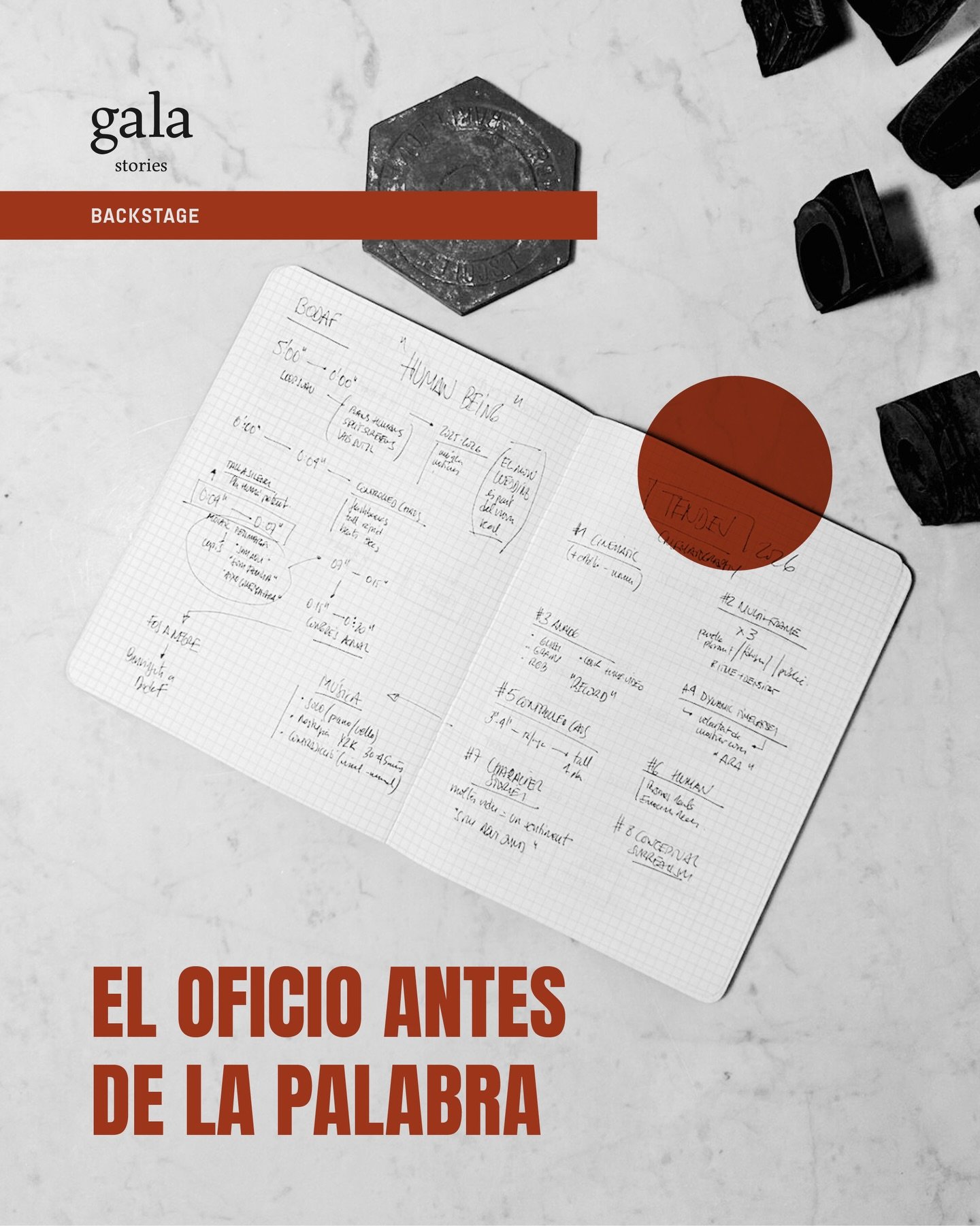 .  / CAT /  EL BACKSTAGE: ON COMEN&Ccedil;A LA MARCA
El que es veu &eacute;s nom&eacute;s una part.

La pon&egrave;ncia. El discurs. El resultat.

Per&ograve; tot aix&ograve; comen&ccedil;a molt abans.
En una llibreta. En una conversa. En un dubte.

