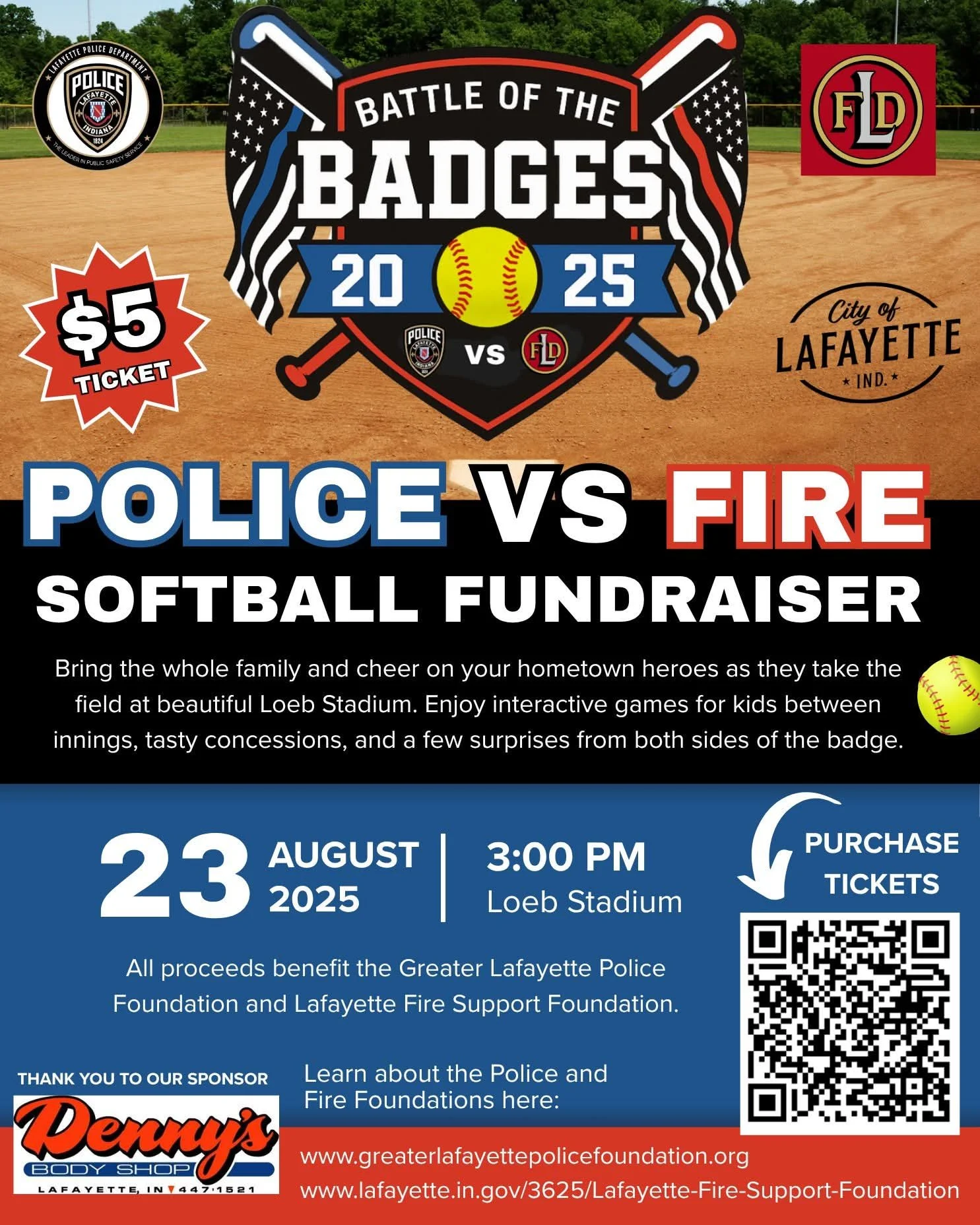 Police VS Fire Softball Fundraiser