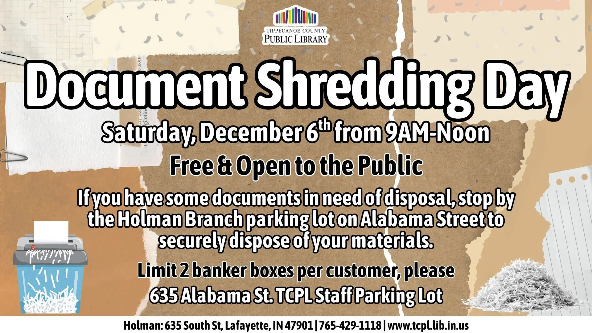 Document Shredding Day!