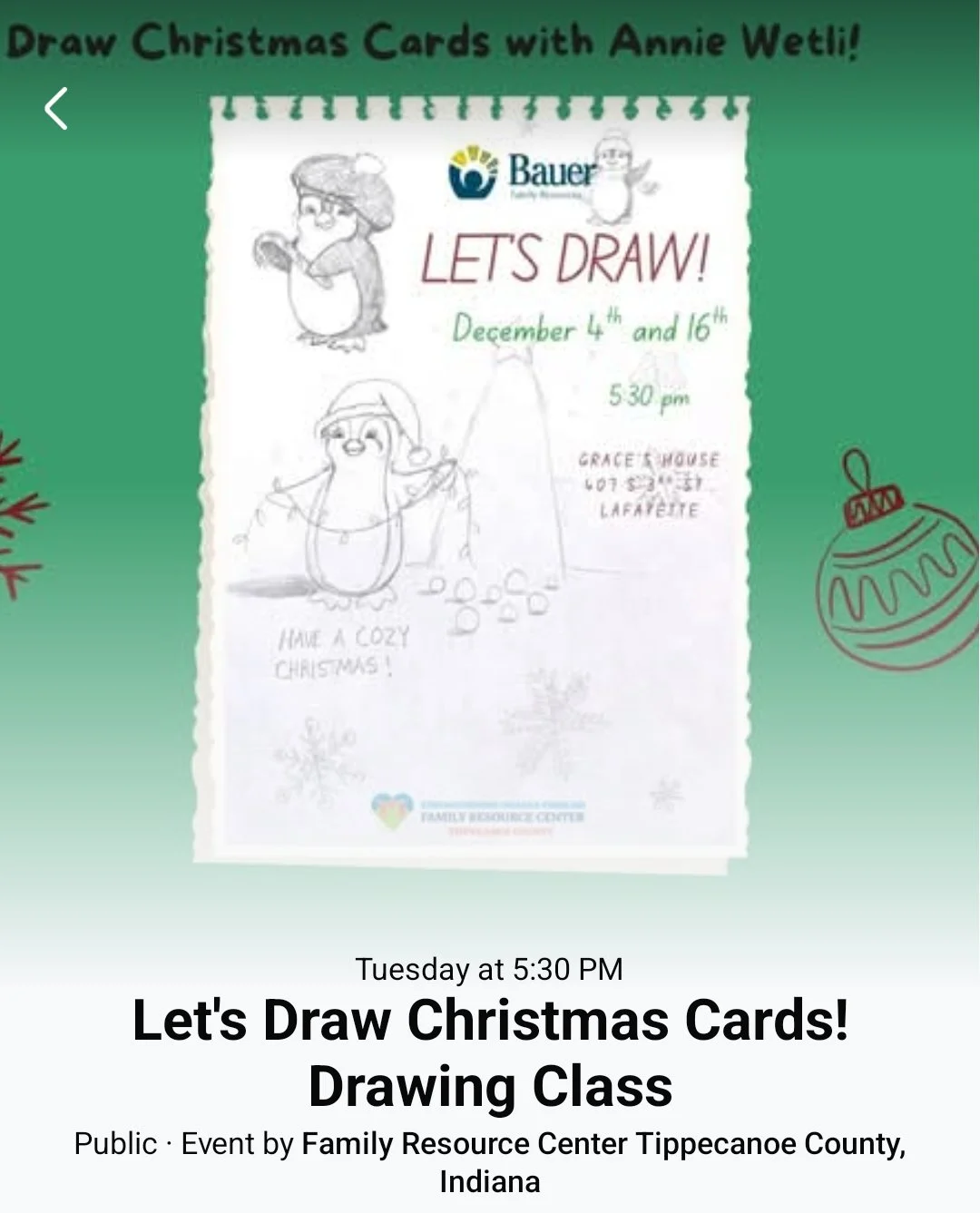 Draw Christmas Cards