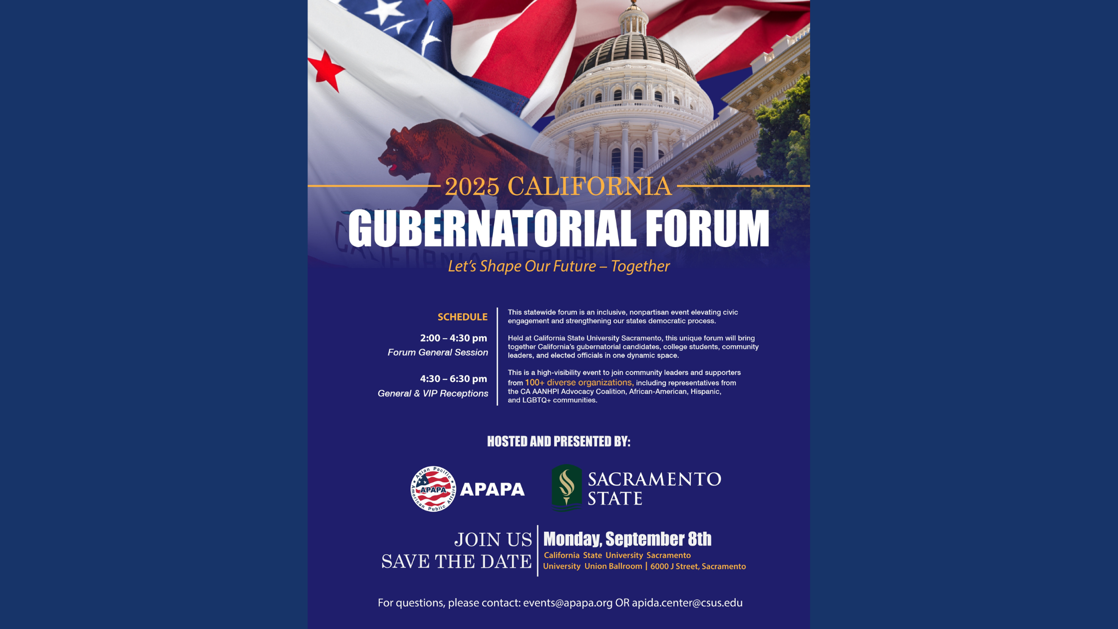 2025 California Gubernatorial Forum