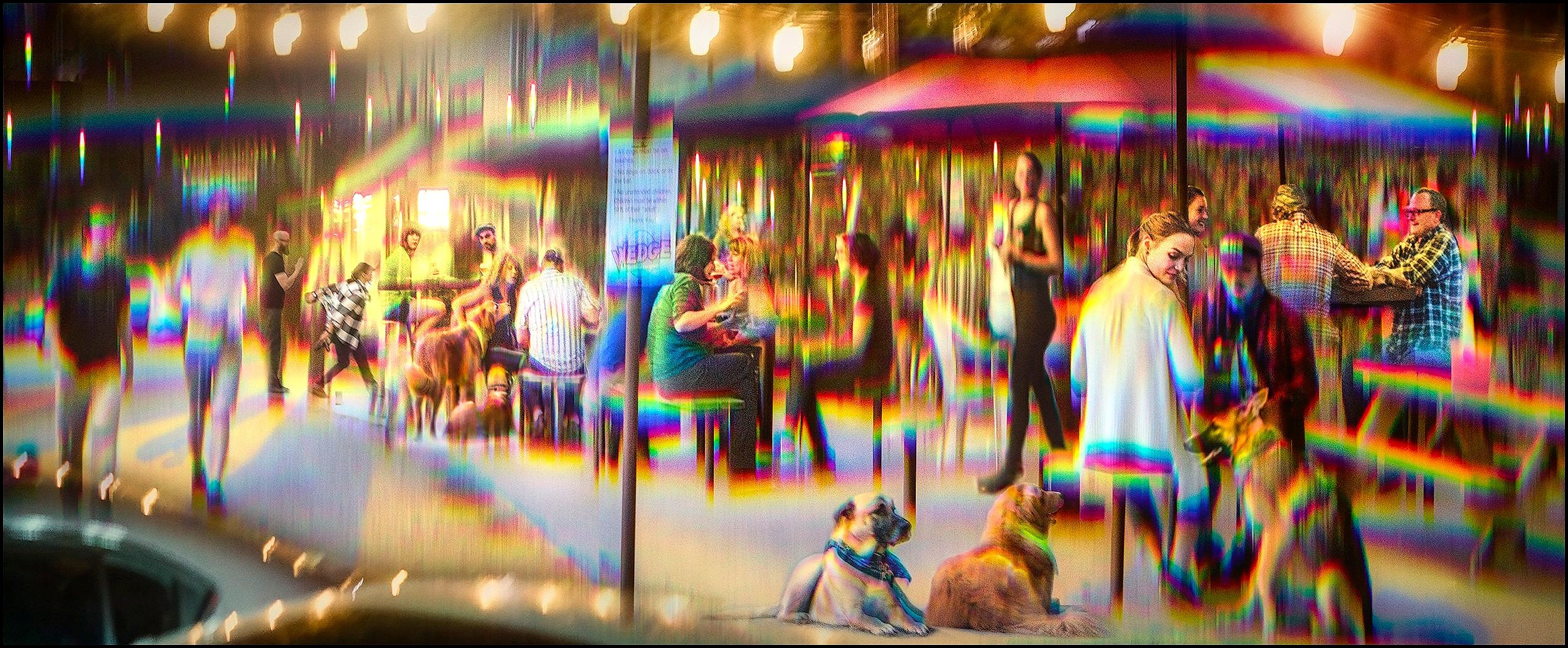 Homage to Renoir | Outdoor cafe | River Arts District, Asheville, NC