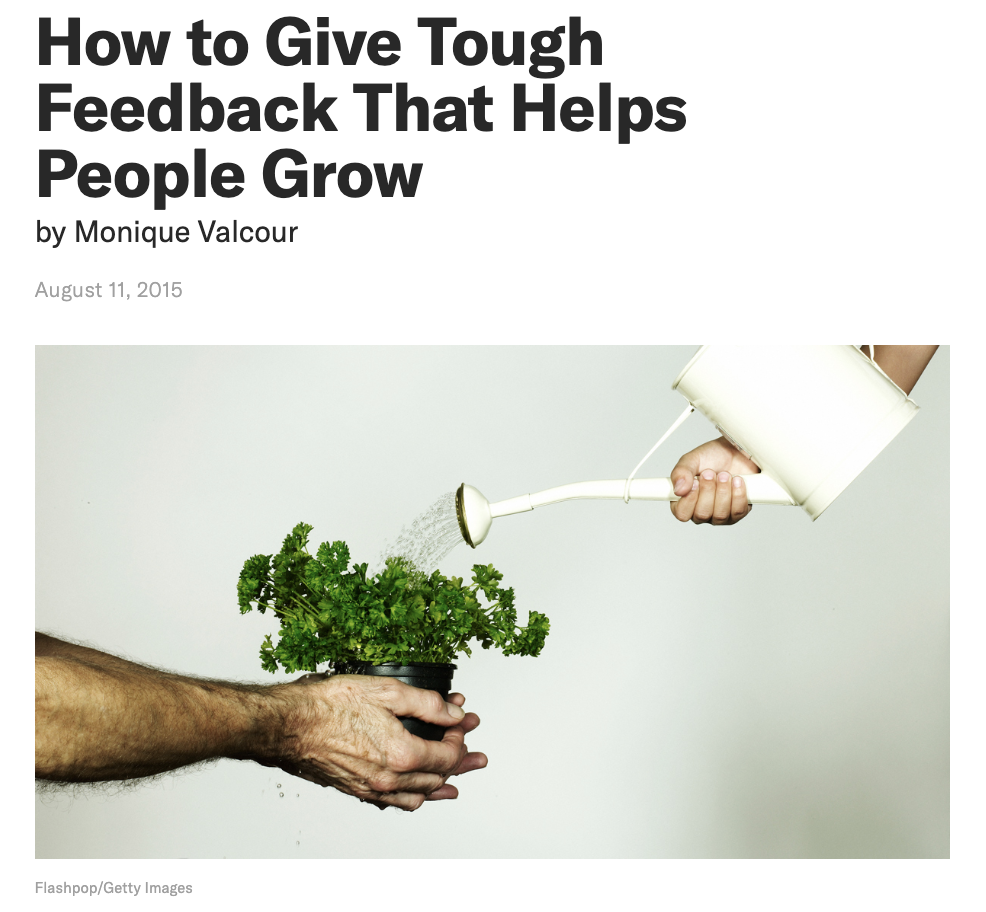 How to Give Tough Feedback That Helps People Grow