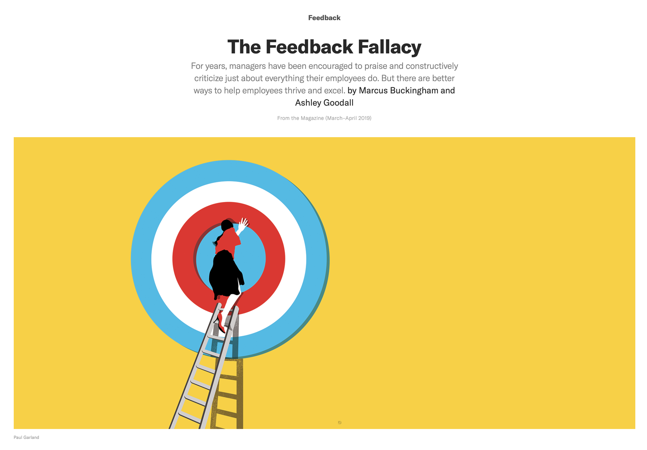 The Feedback Fallacy
