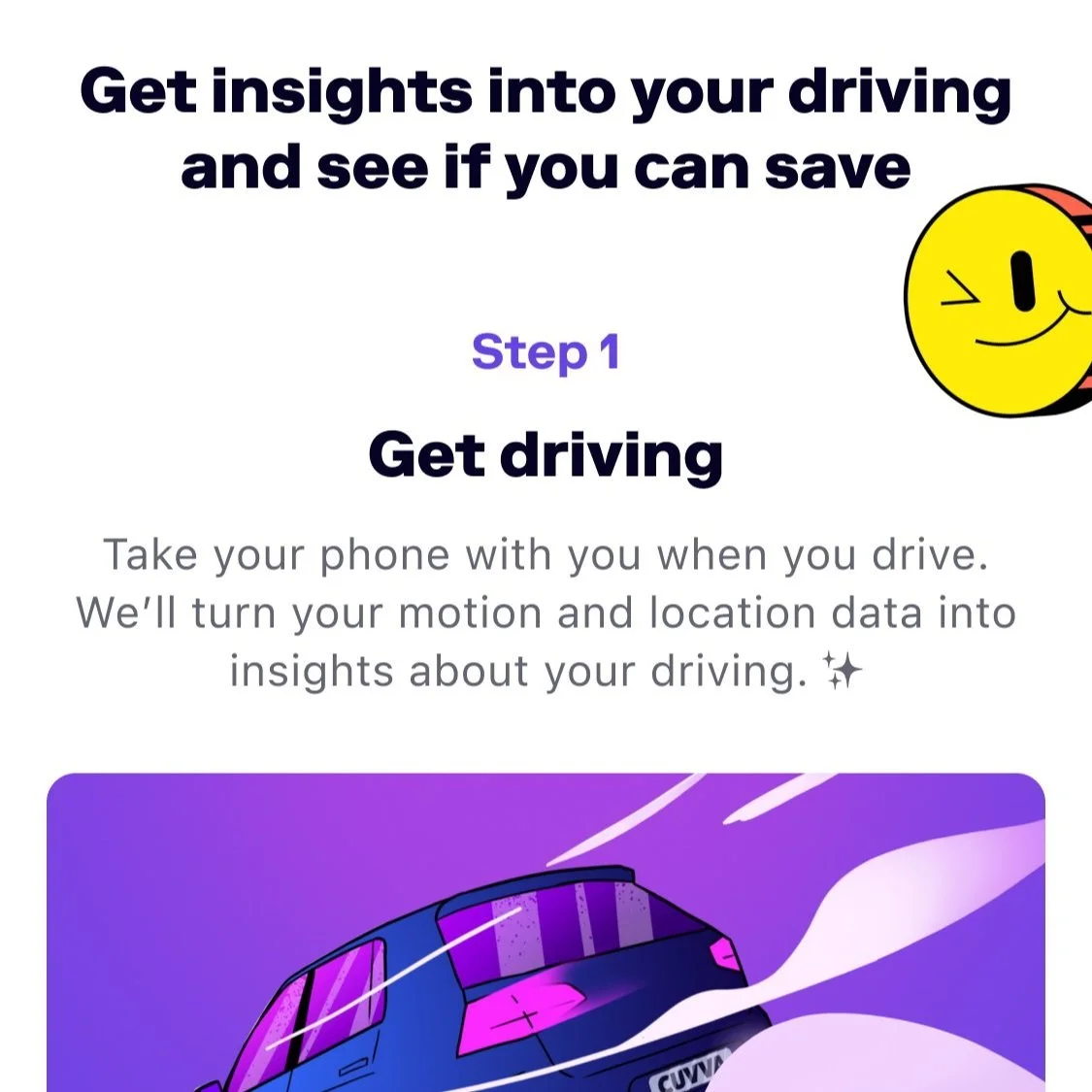 In-app education flow
