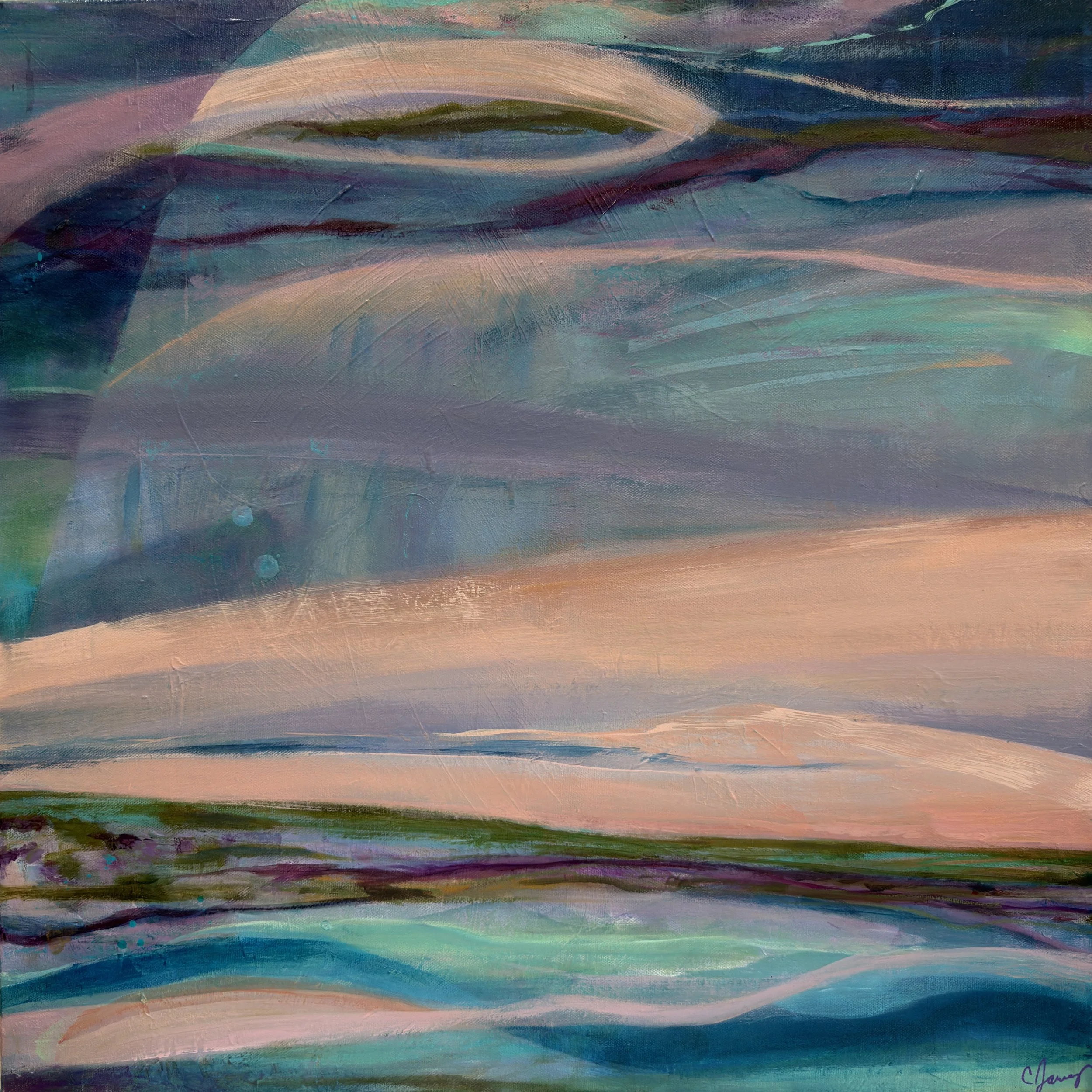 Alive Sky- 24" x 24"