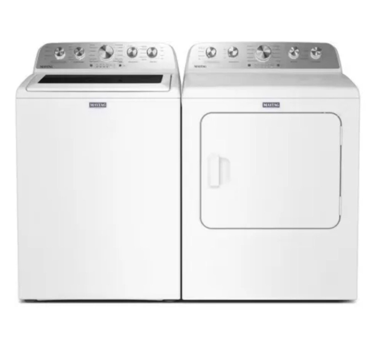 Maytag gas top load set