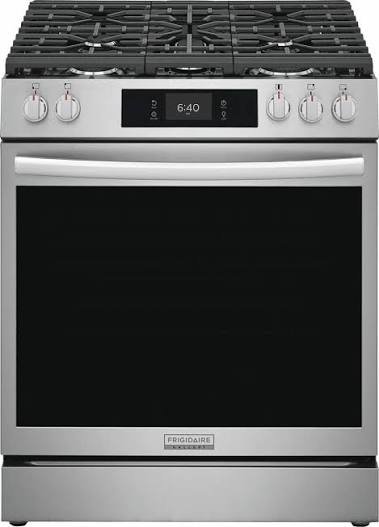 Frigidaire gallery slide in gas stove with air fry