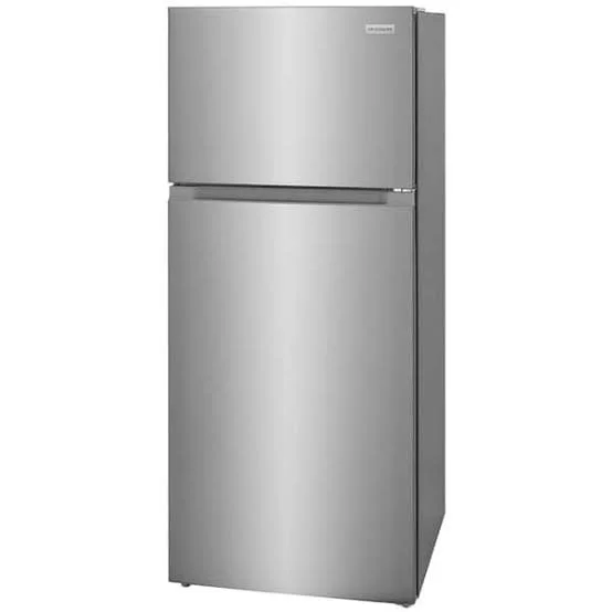 Frigidaire stainless steel top freezer fridge