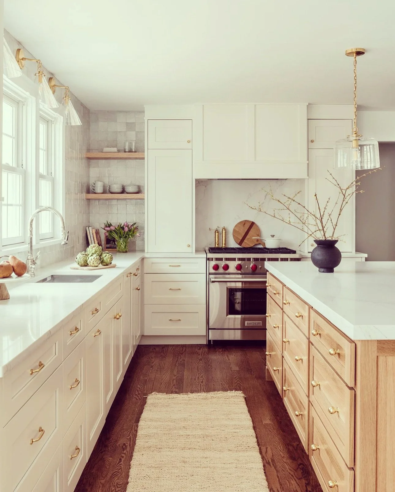 Kitchen by Arthur & Ani Custom Designs LLC kitchen quartz granite cabinets tile flooring