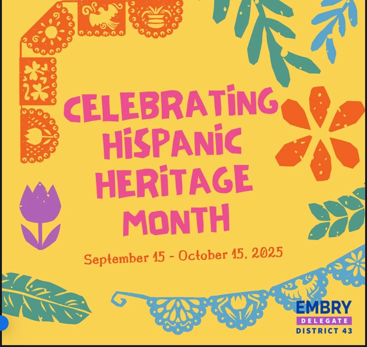 Hispanic Heritage Month:
Celebrated from September 15 to October 15, this month honors the history, heritage, and accomplishments of Hispanic Americans.