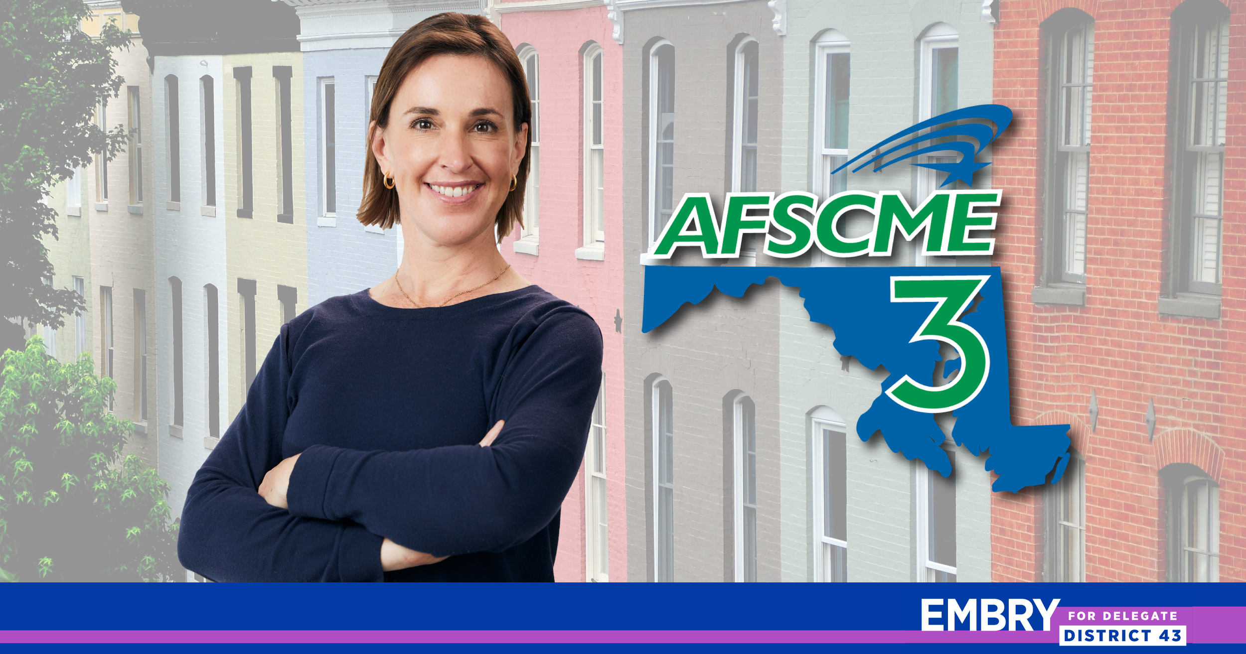 Elizabeth Embry endorsed by AFSCME Maryland