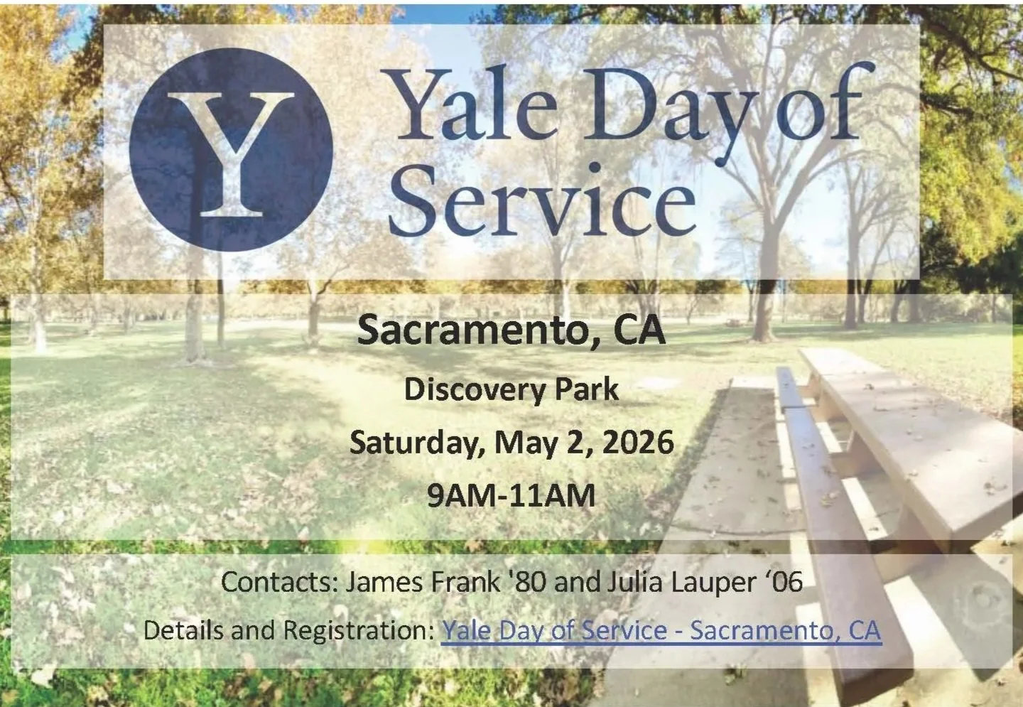 Yale Day of Service May 2