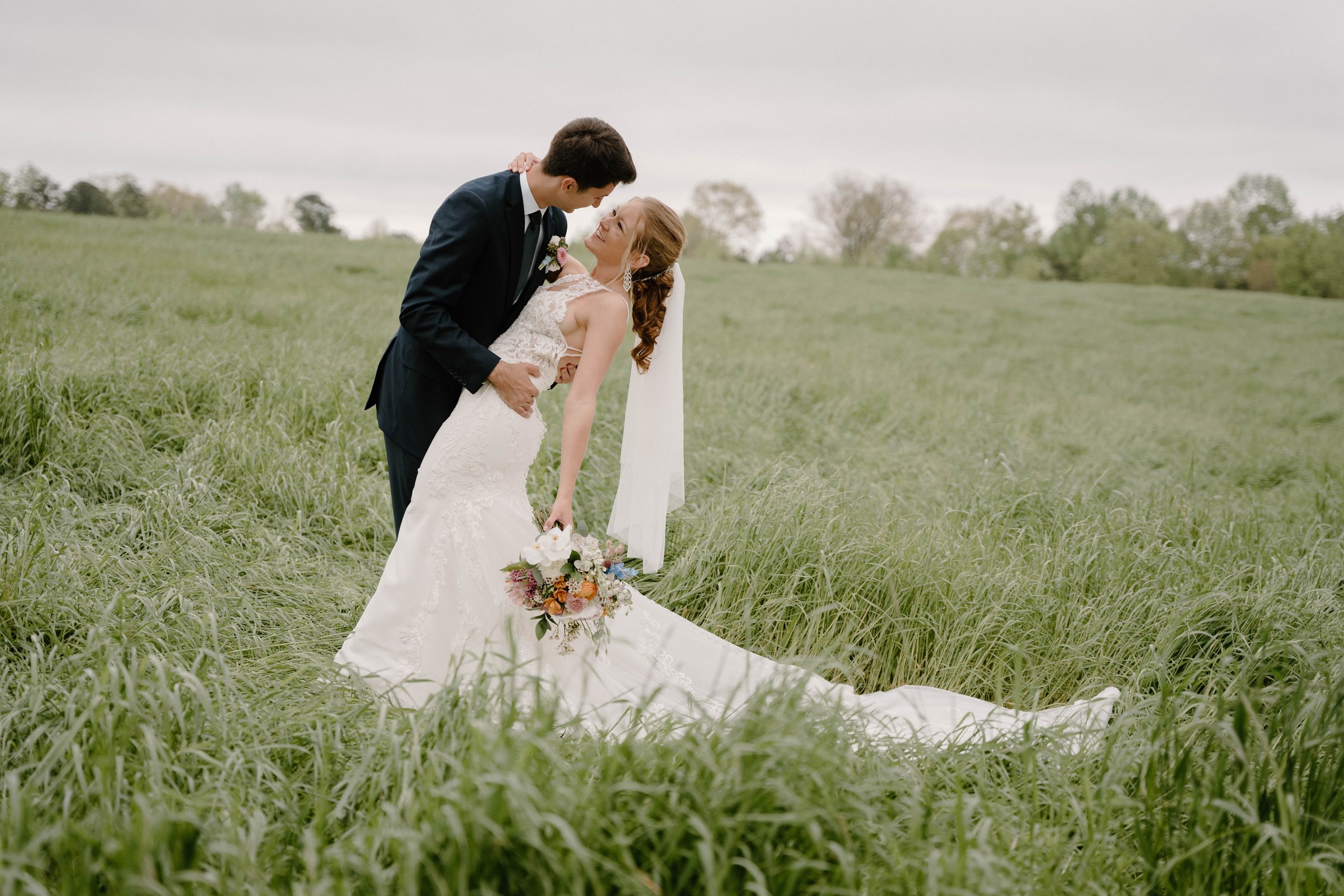 Pastel Wedding Florals in Cullman Alabama — Huntsville Wedding Florist