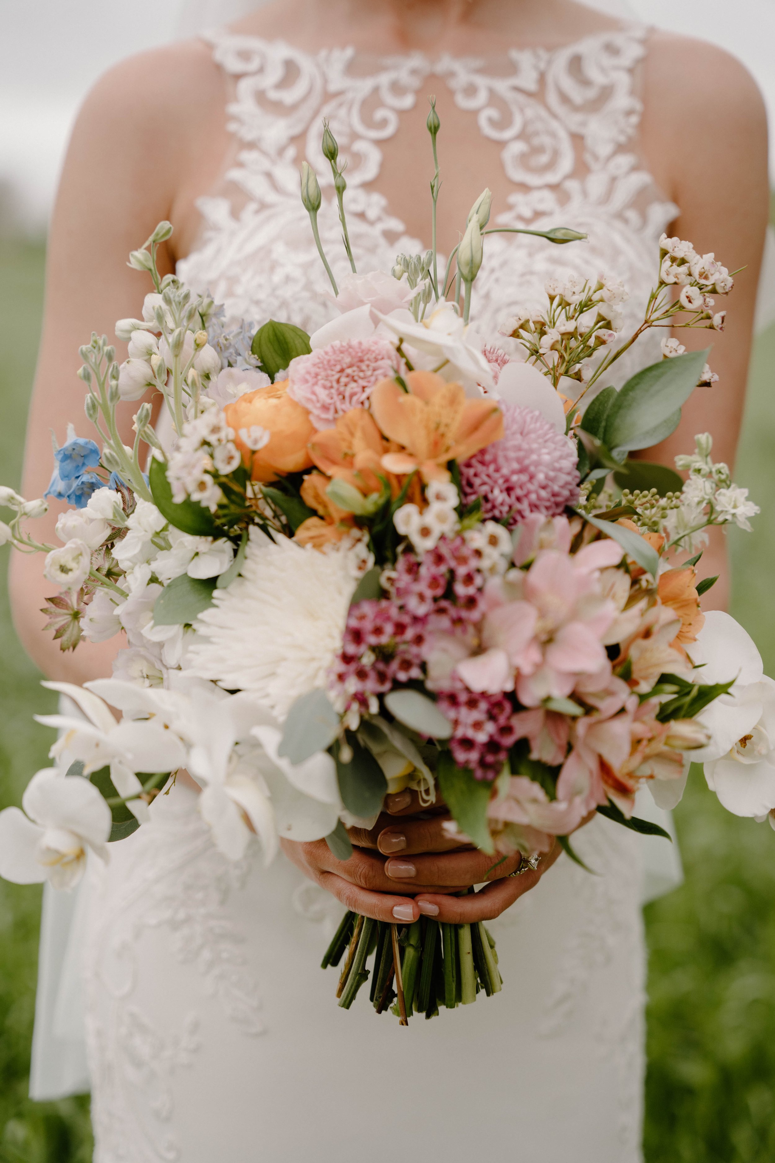Pastel Wedding Florals in Cullman Alabama — Huntsville Wedding Florist