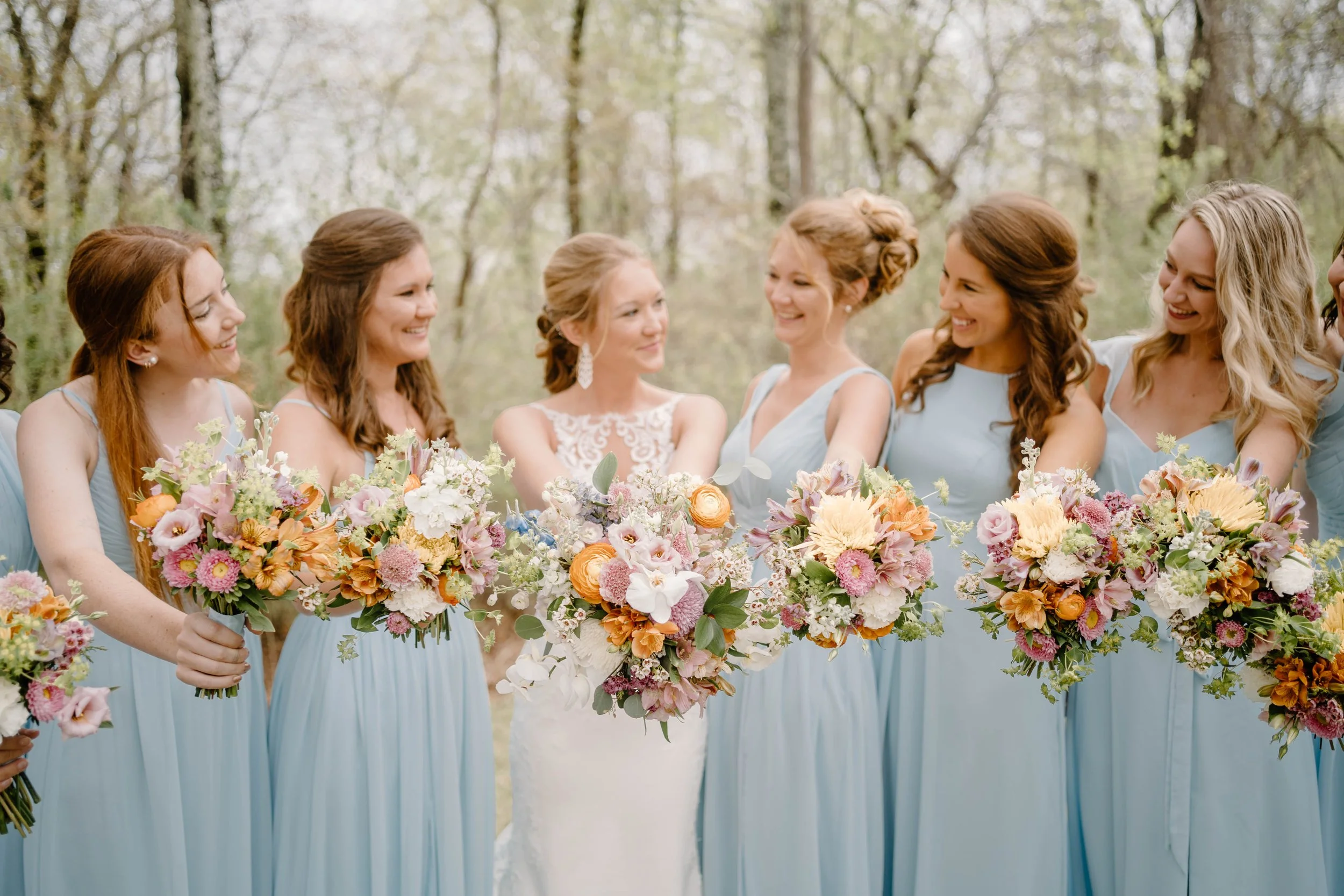 Pastel Wedding Florals in Cullman Alabama — Huntsville Wedding Florist