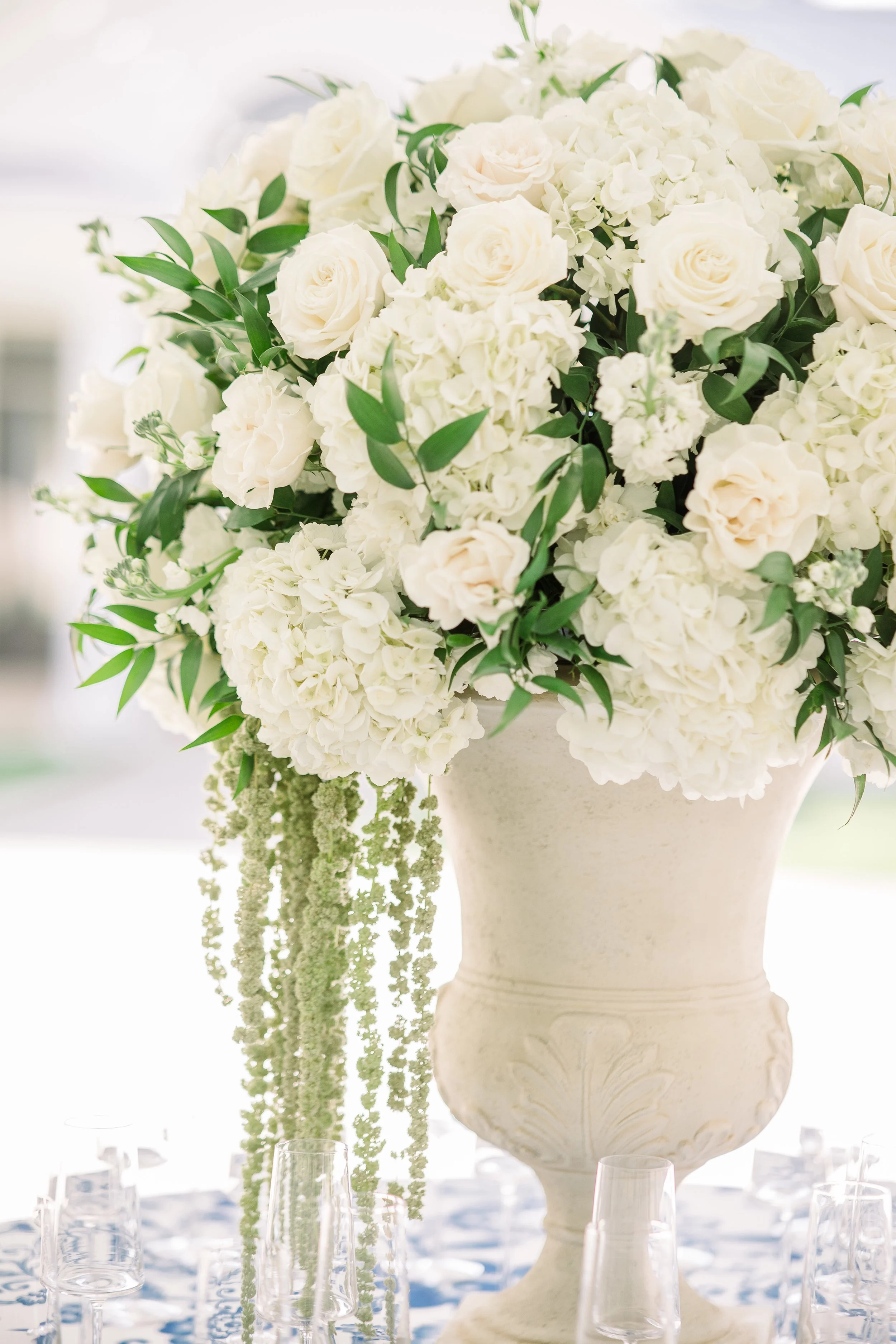 Wedding Flowers, white and green