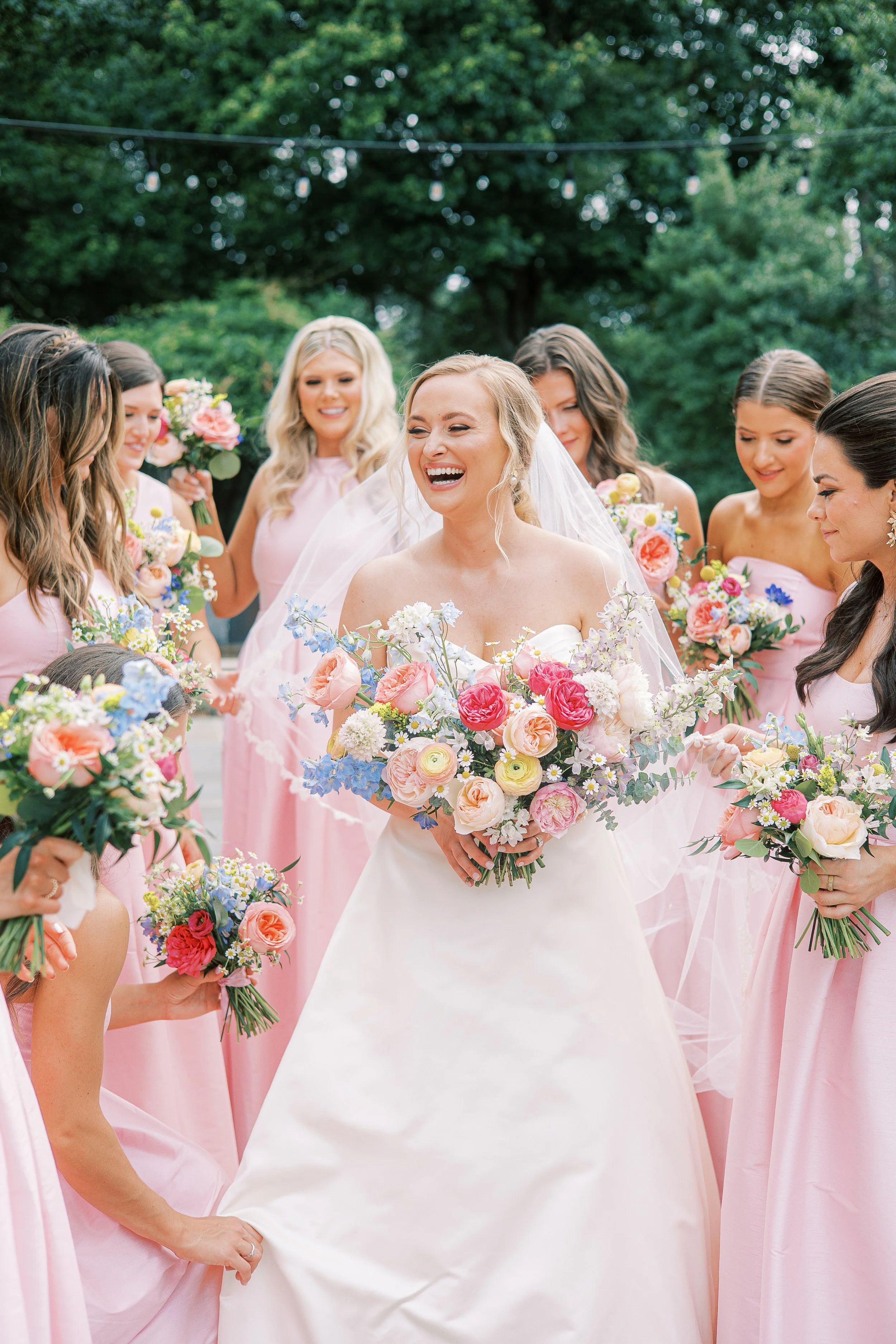 wedding party flowers