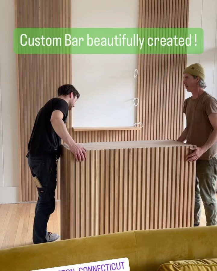 You deserve to indulge in the little things that make you happy. You want showstopper custom bar? Go right ahead. Give us your design wish and we&rsquo;ll make it happen! Check out our new mid century modern custom bar progress at a home in Washingto