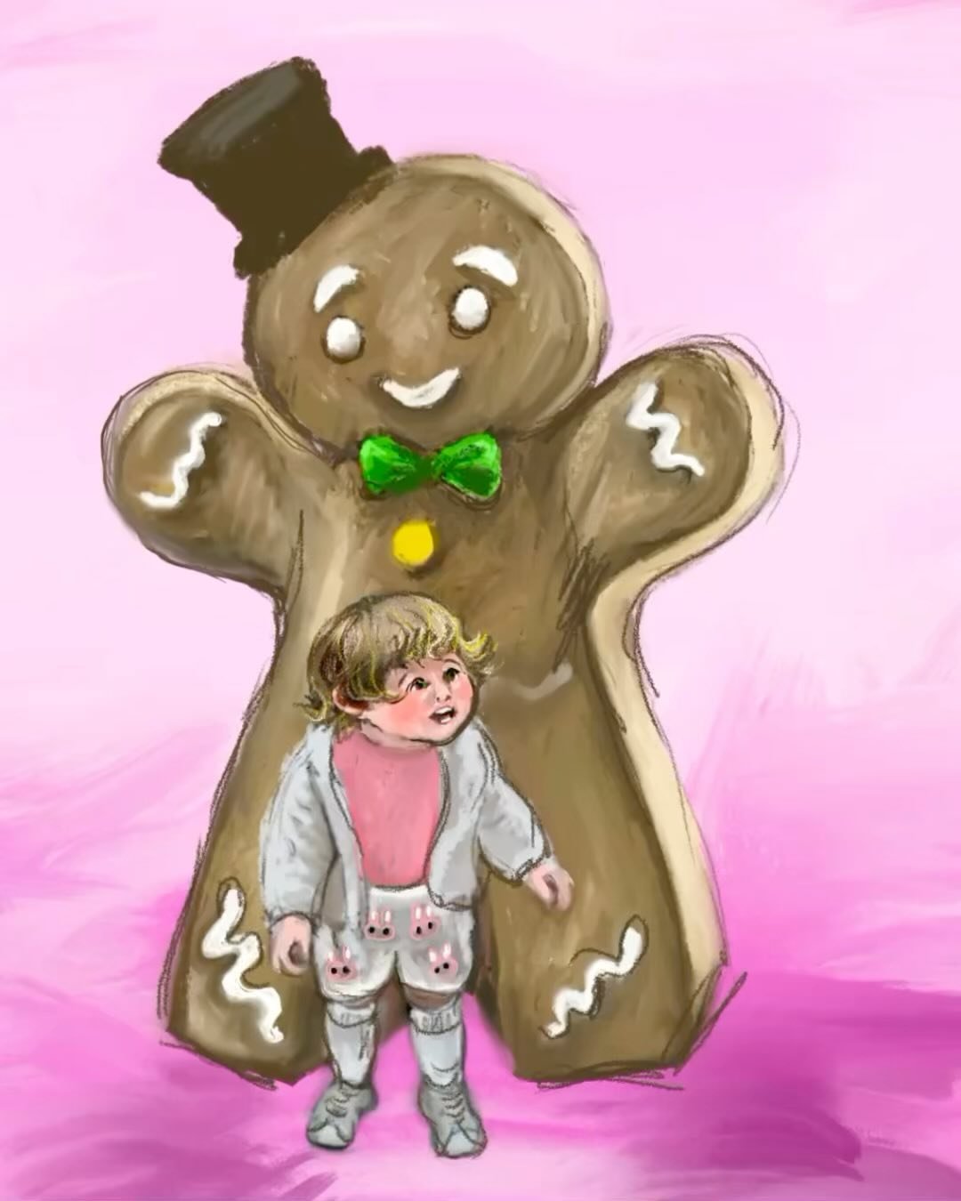 Gingerbread Hug 

&lsquo;Tis the season to be jolly&rsquo;.. Sightings in shopping centers. Wishing you all some festive cheer, especially anyone in need of a hug&hellip; with so many dire situations out there right now&hellip; a big warm gingery cin