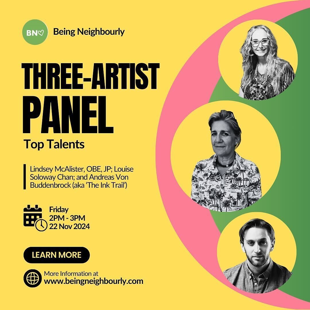 If you&rsquo;re in Hong Kong on the 22nd of November, I&rsquo;d love for you to join us! I&rsquo;ve been invited to speak on a panel alongside the wonderful @lindseyhongkong, who&rsquo;s been a huge inspiration since I first met her back in the 90s, 
