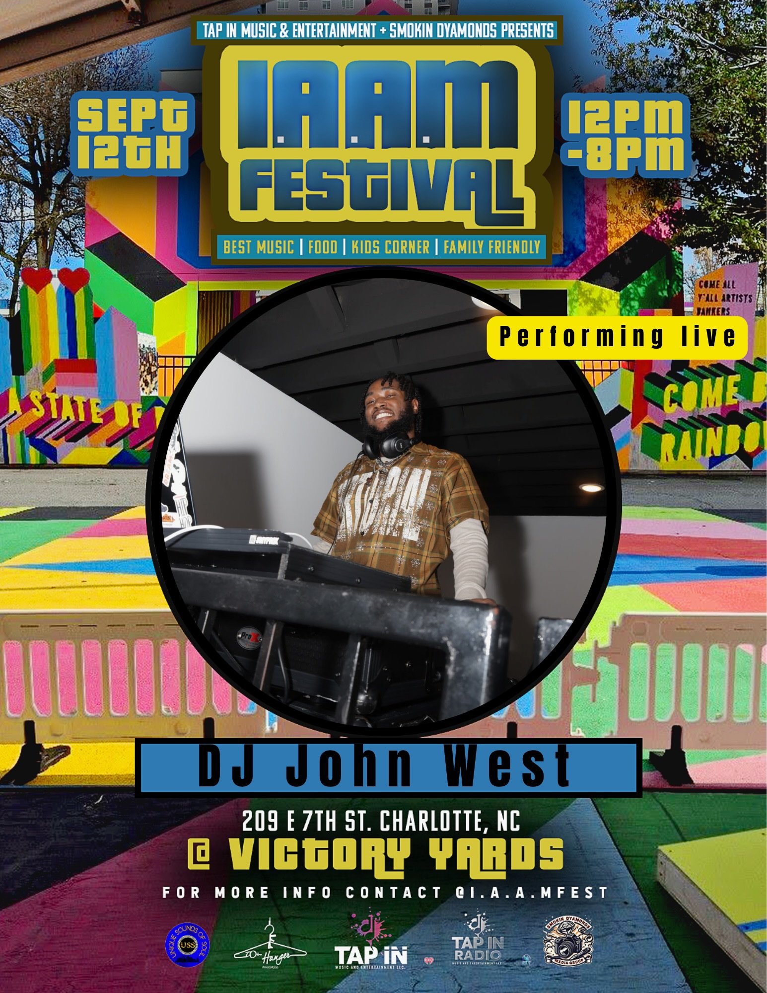 Wassup Fam! This weekend I'll be DJing in Charlotte during @iaamfest 👾 Catch me and the homies @1andonlyjuby @khari.ennui @dalightbeam @higherqualitty

Playing @bellabahhs for the kidssss

This photo so raw to me 😭

Next week I'll be back for the f