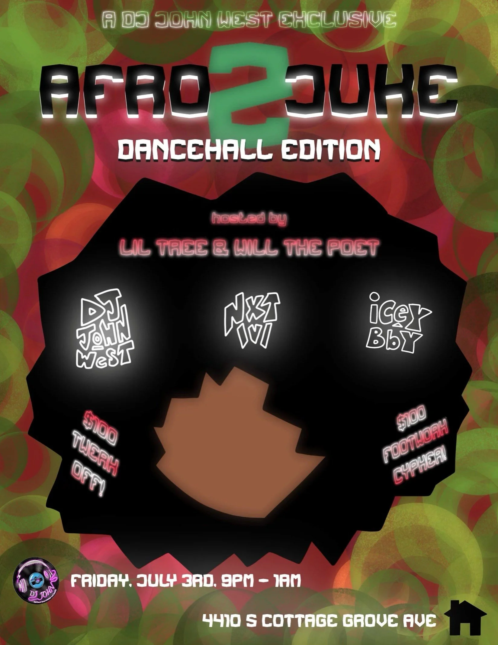 It&rsquo;s that time again! ANOTHA DJ John West Exclusive: Dancehall Edition! Calling all the dancehalls queens and Kings to Afro Juke Pt. 2👑 Hosted by @will_the_poet00 @lil.tr333 

We looking for the fashion icons, dancehall royalty, and hips that 