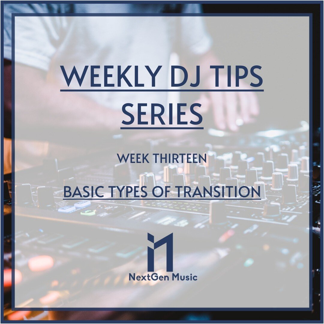 IT&rsquo;S FRIDAY! 🎉 

That means it&rsquo;s time for another 3 bitesize tips, which we hope will help educate you on your DJing journey! 

This week we&rsquo;re going back to some real fundamental skills and talking about some of the most basic typ