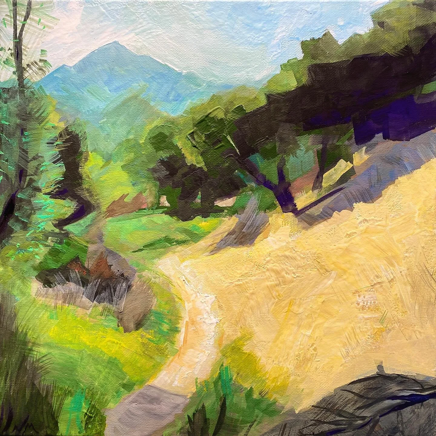 Day 30! Happy #PleinAirpril #gouachepainting #pleinairpril2024