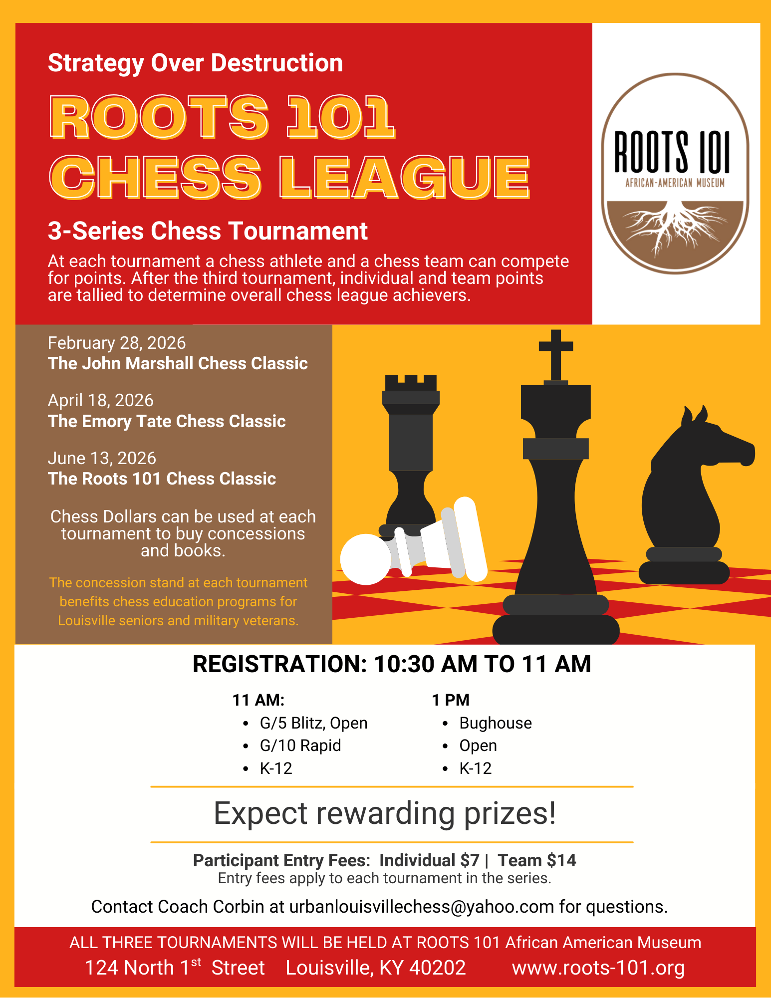 Roots 101 Chess League 