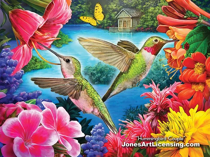 Hummingbird Couple