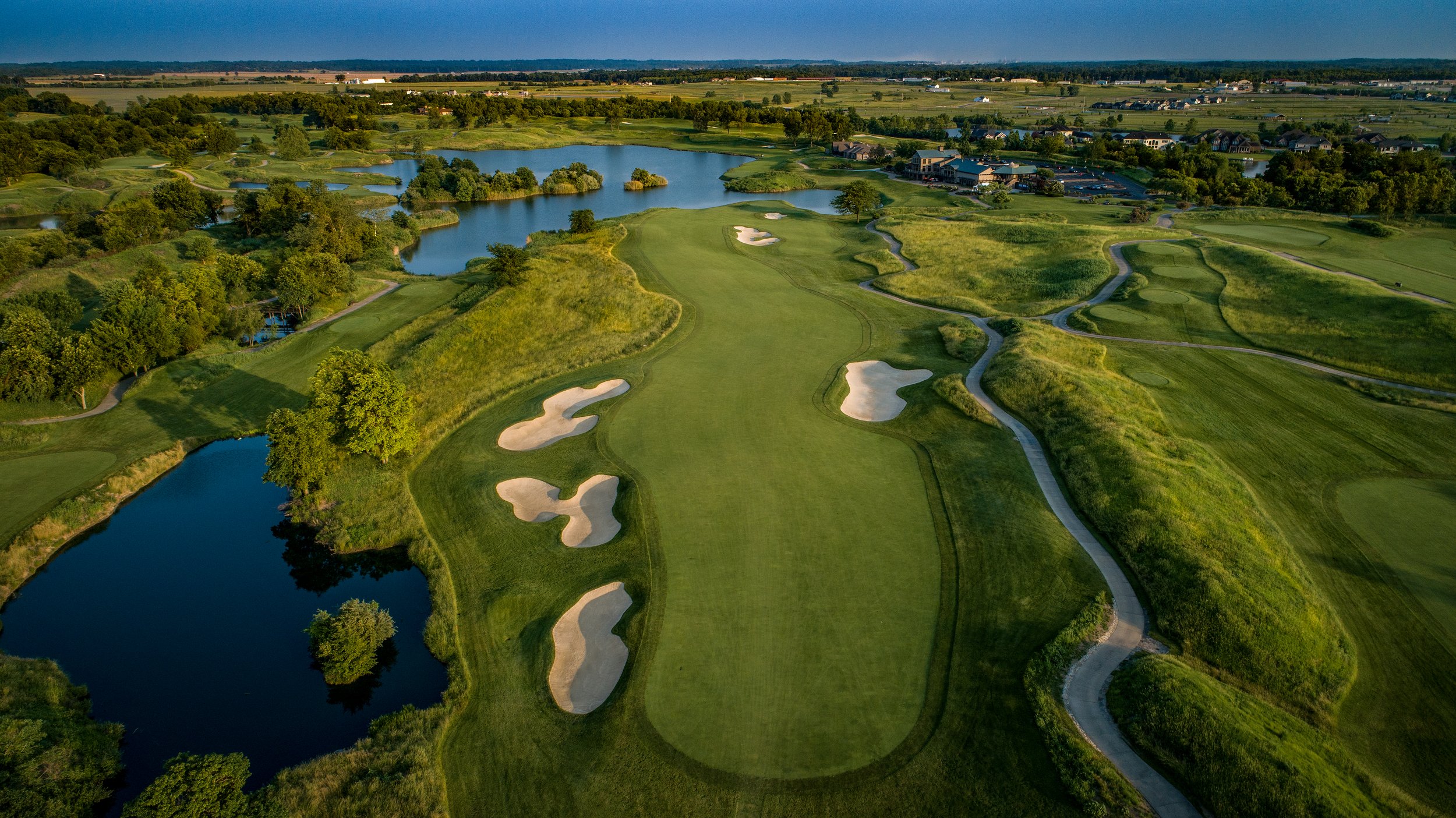 Victoria National Hole #9 Aerial