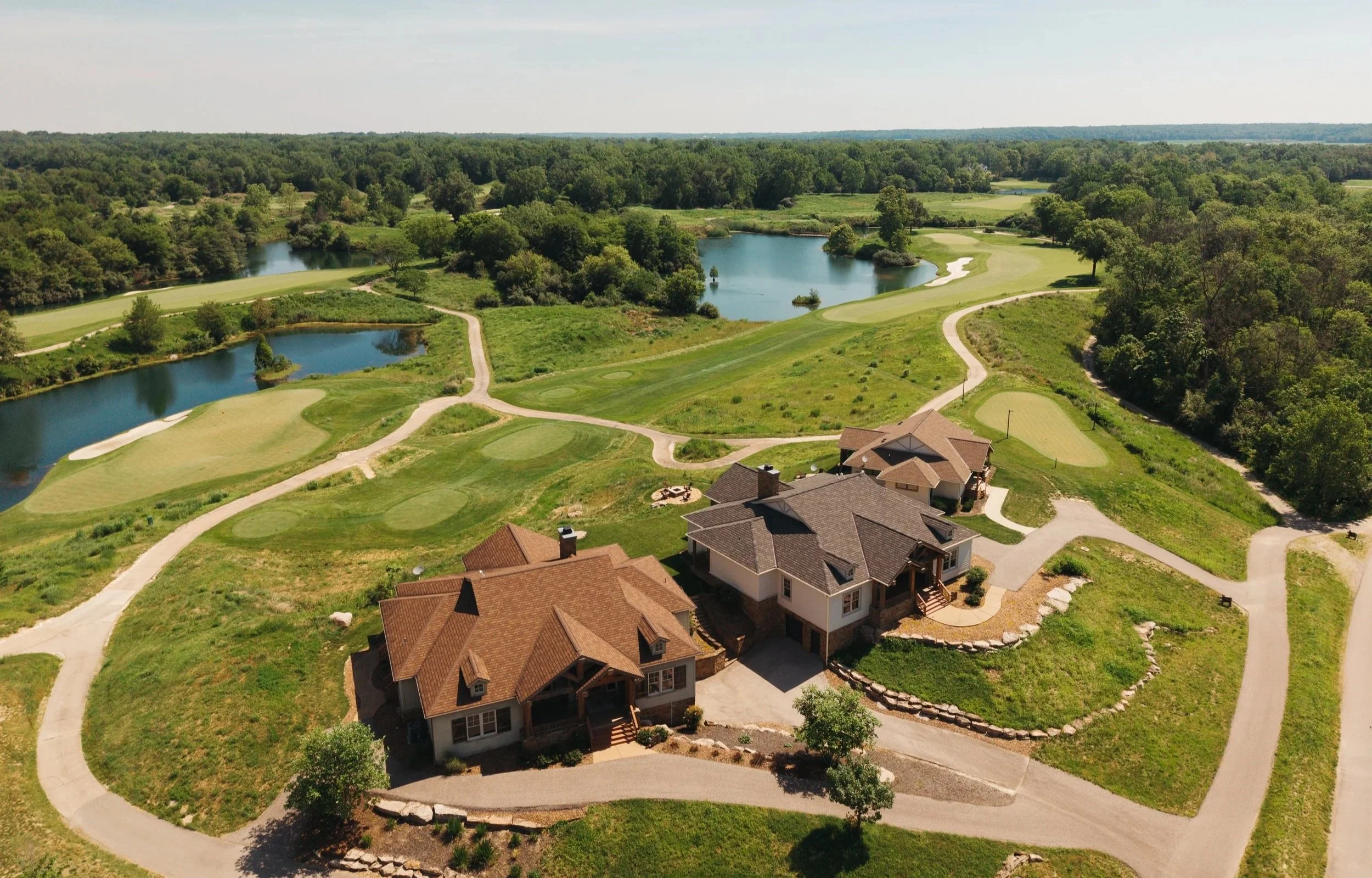 Onsite cottages at Victoria National
