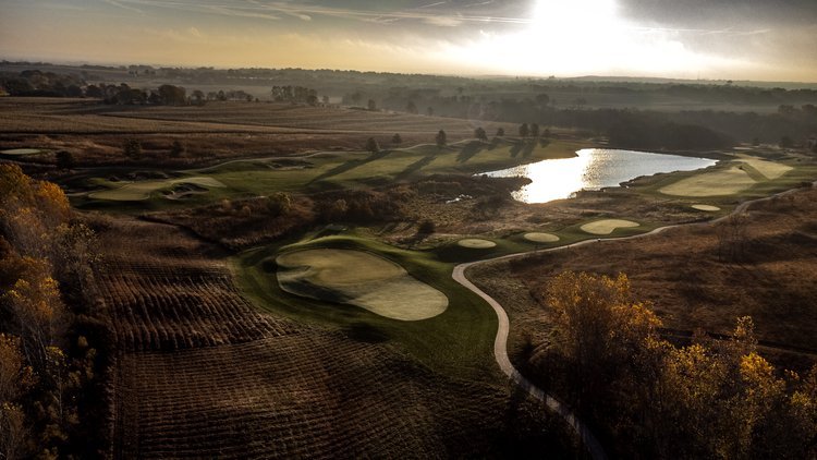    One of the holes at ArborLinks’ golf course   