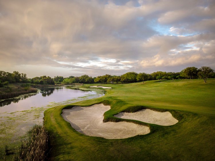 Aerial view of the Briggs Ranch course