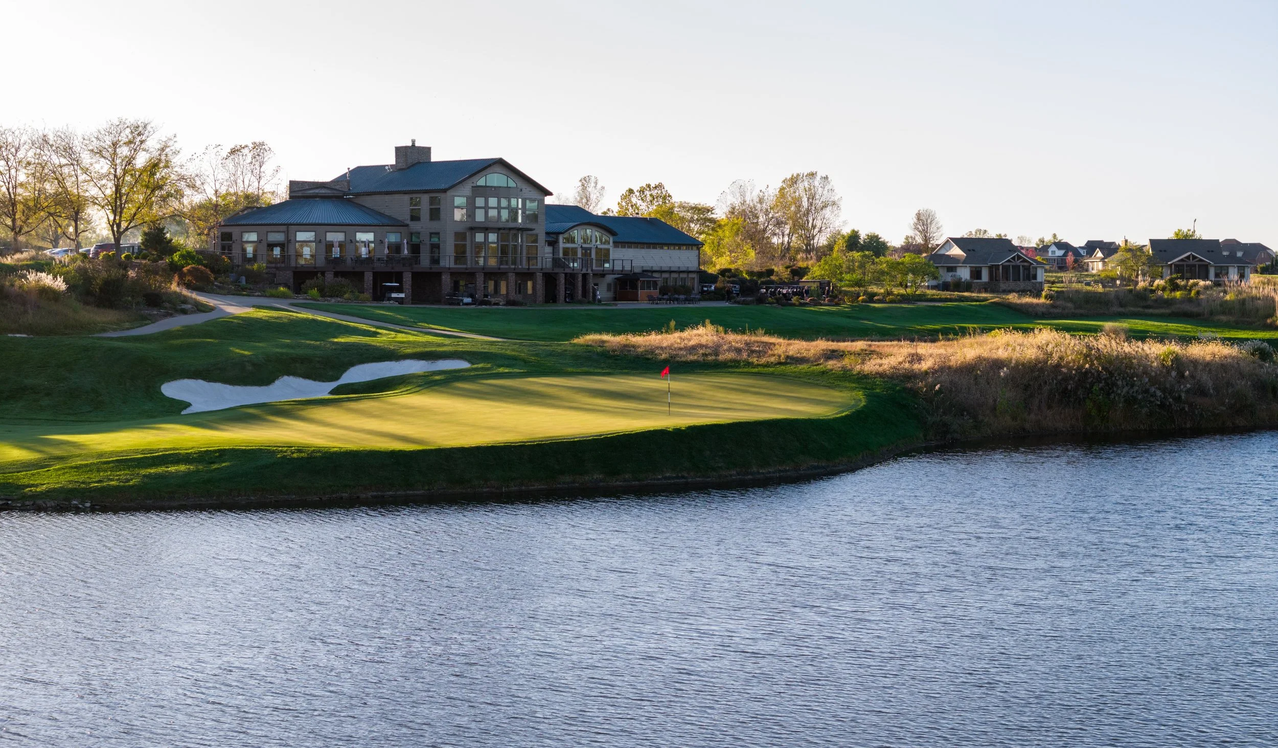 Current clubhouse at Victoria National 