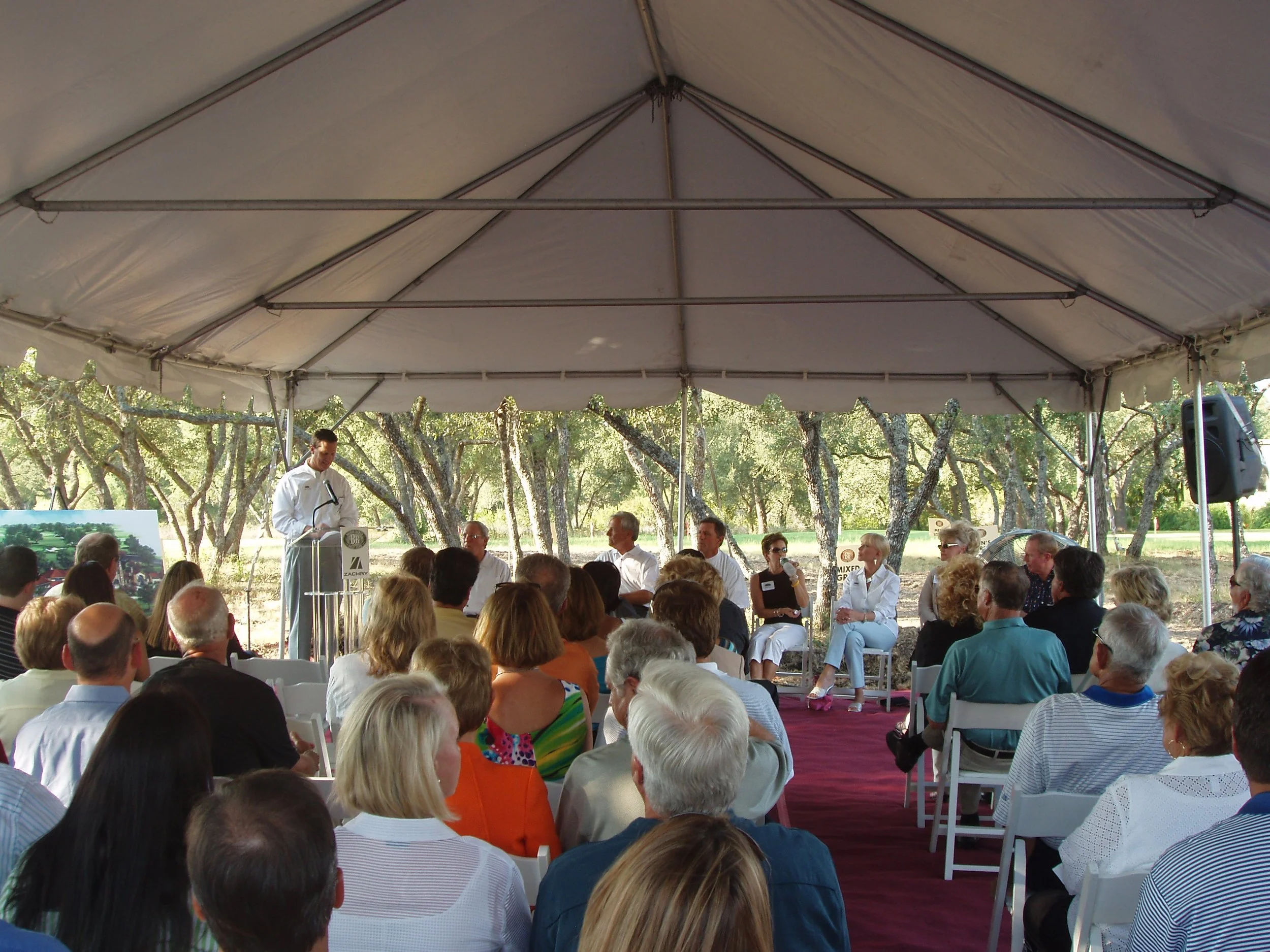 Briggs Ranch groundbreaking party