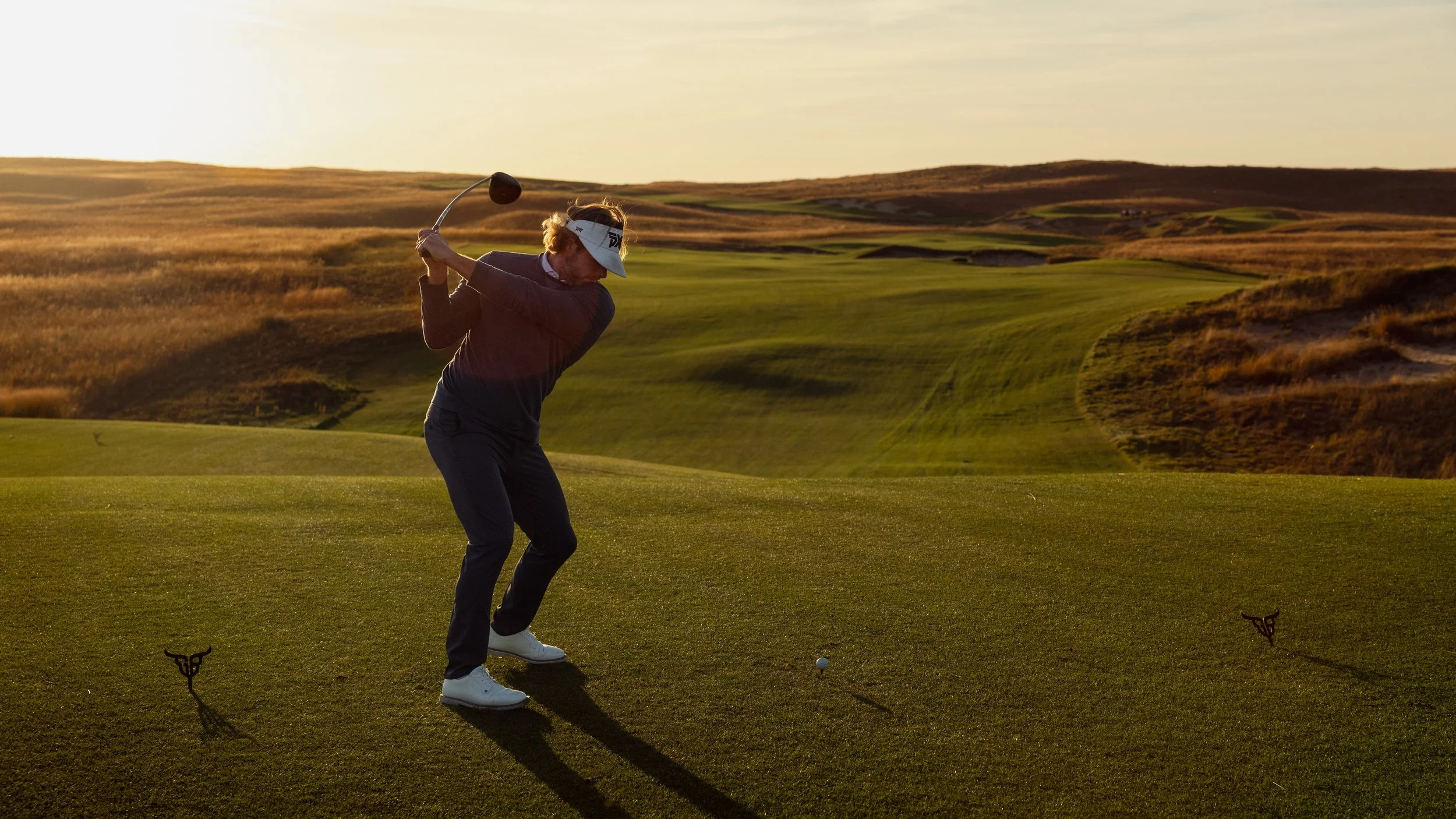 Blair Wheeler playing an October round at GrayBull Club