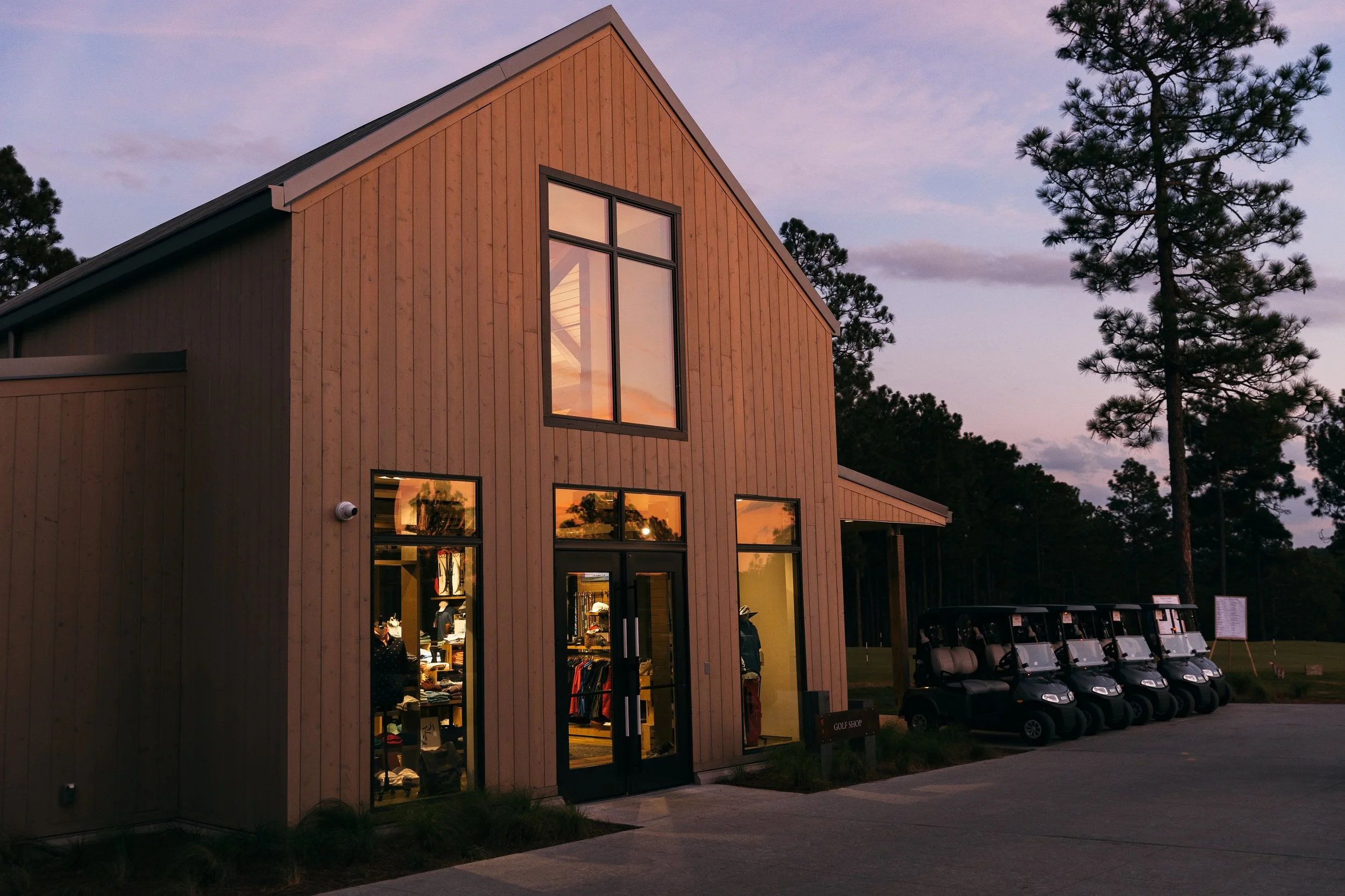 The onsite golf shop at Dormie Club, a Dormie Network golf club