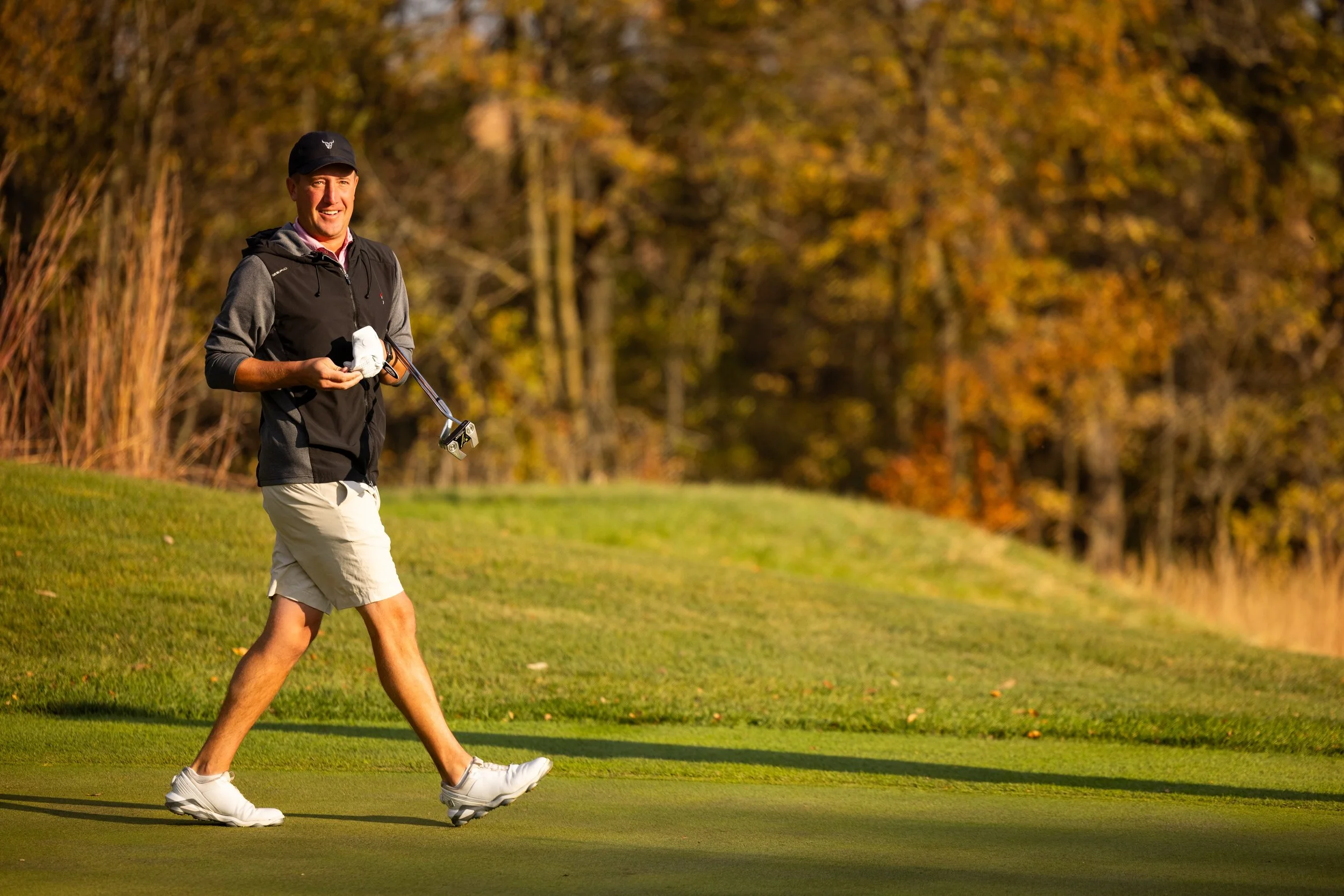 Zach Peed, Dormie Network President playing a round at ArborLinks