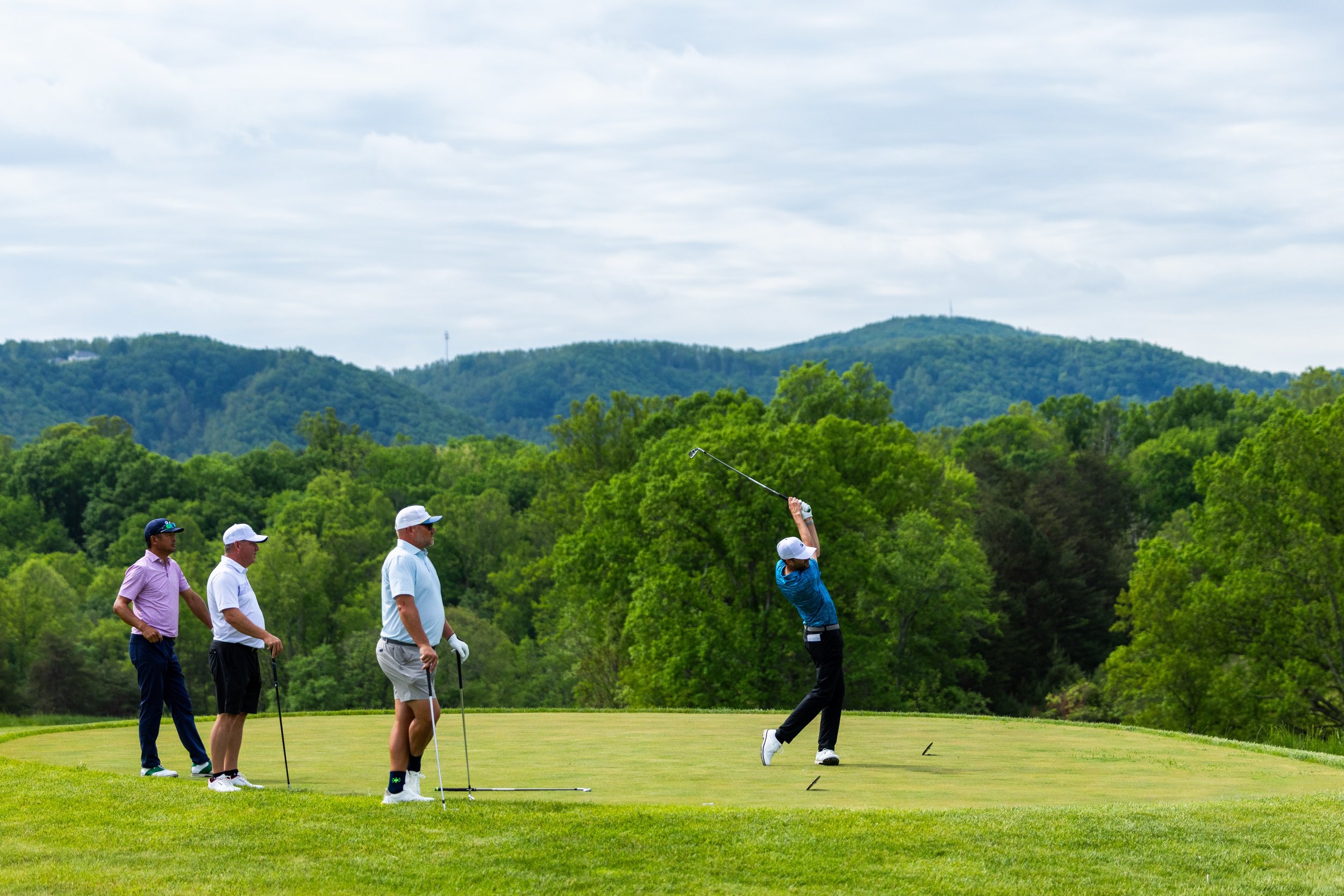 Golf group at Ballyhack Golf Club, a Dormie Network property, in Roanoke, Virginia