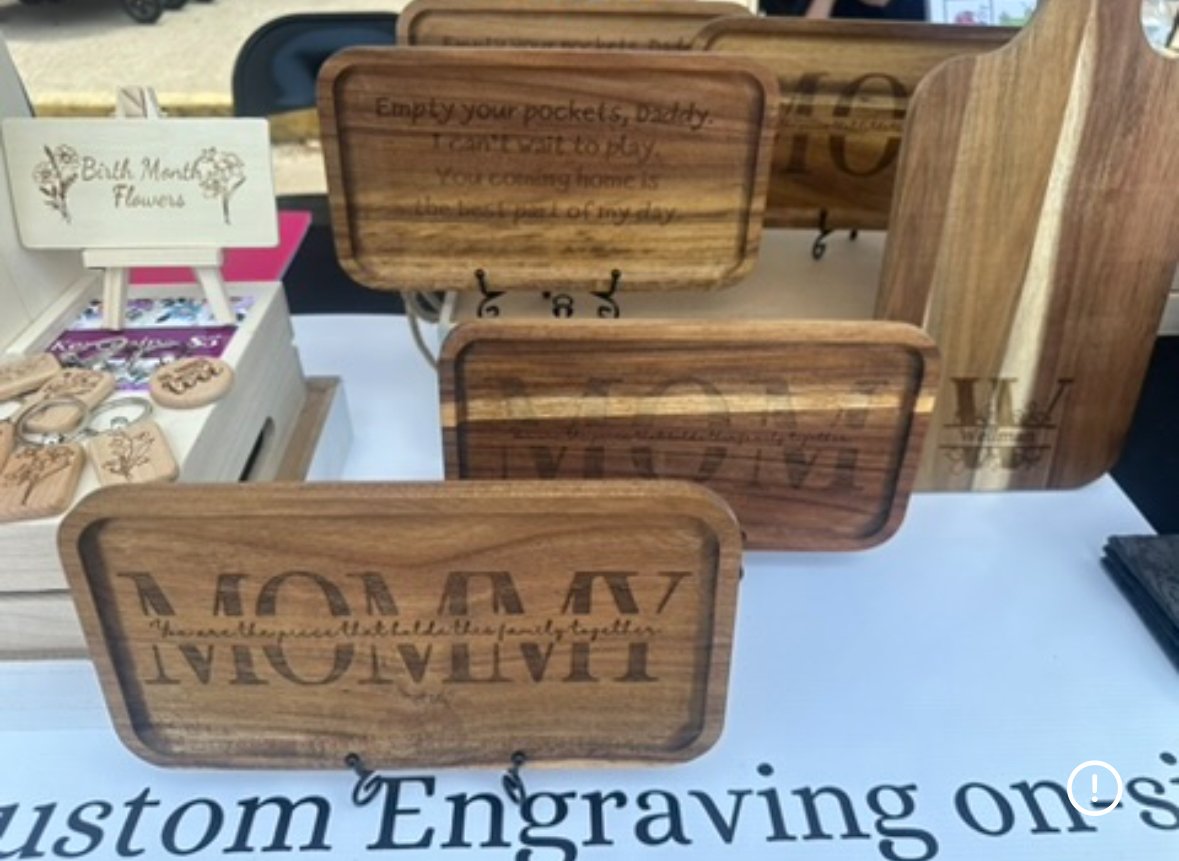 ExtraordiMari Custom Laser Creations - laser engraved gift items such as jewelry, cutting boards, spoons, magnets, wood art, plaques, etc. - West Monroe, LA