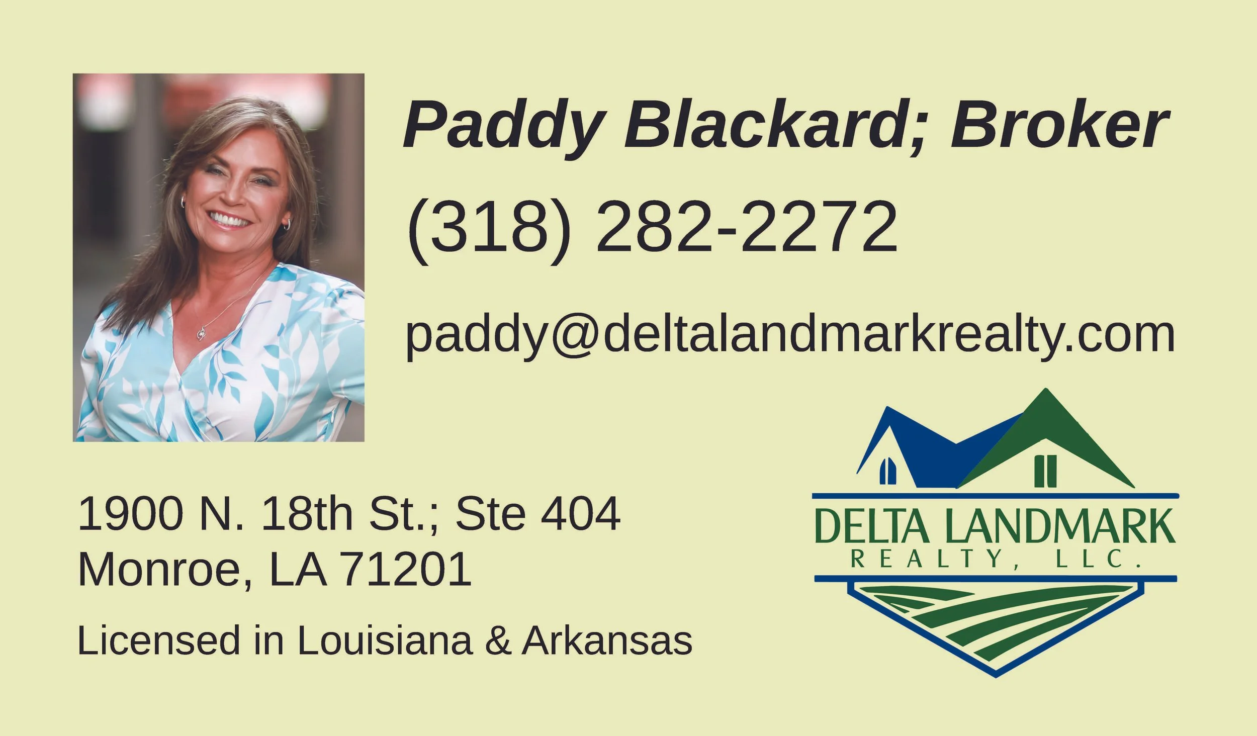 Delta Landmark Realty - providing informational and educational resources - Bastrop, LA